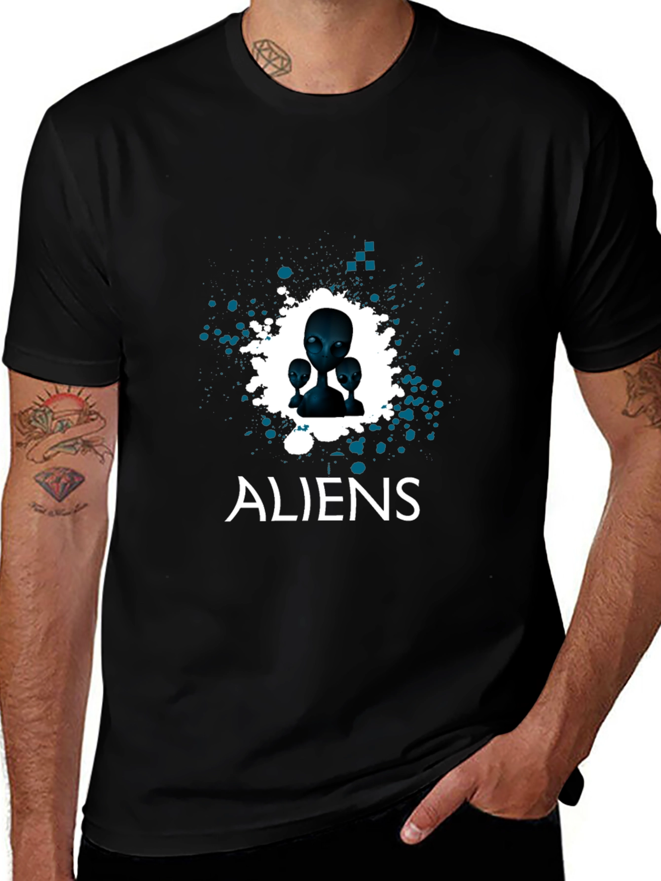 Variant 21 of Aliens Graphic Tee - Classic Black