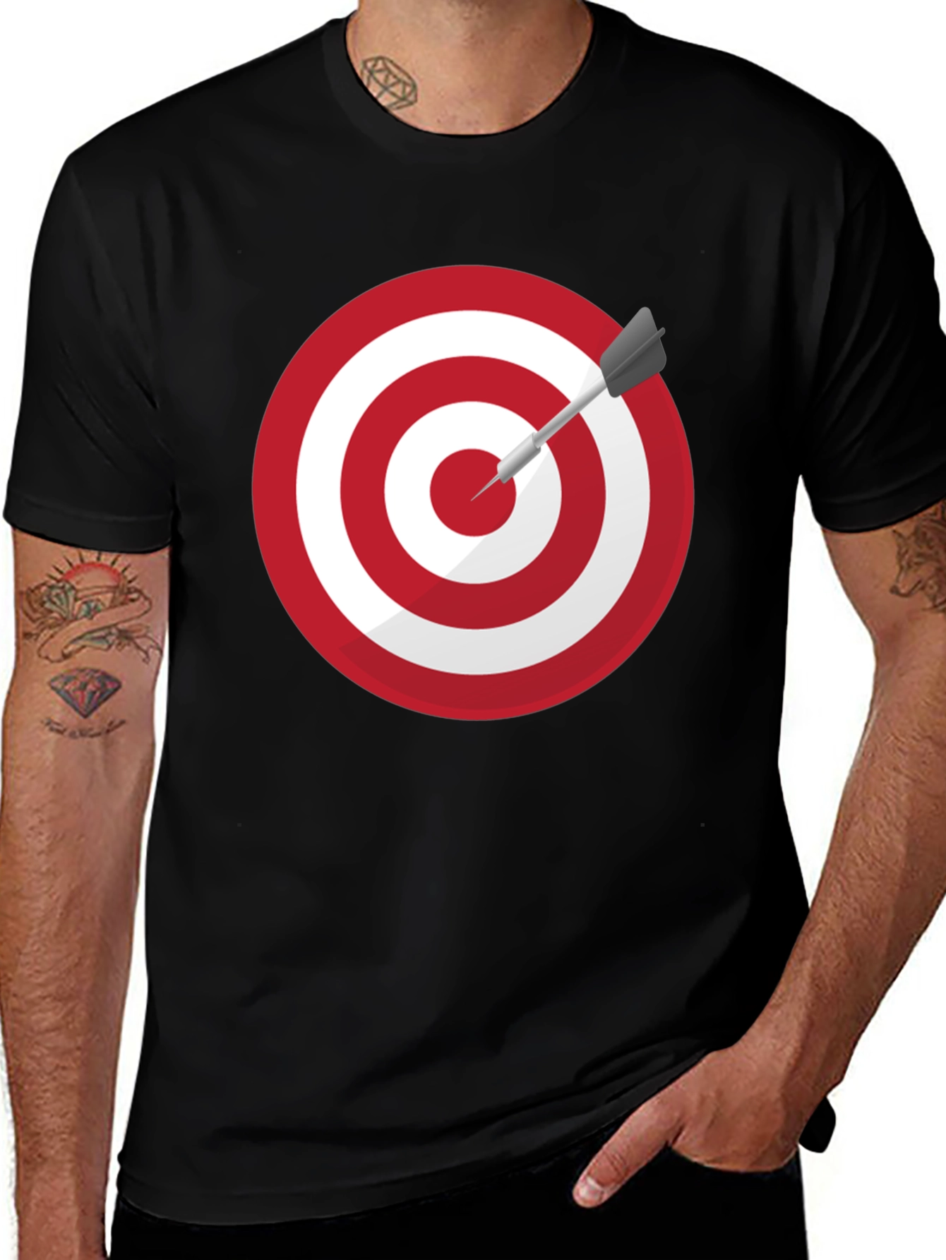 Variant 30 of Target Practice Graphic T-Shirt - Bullseye Tee