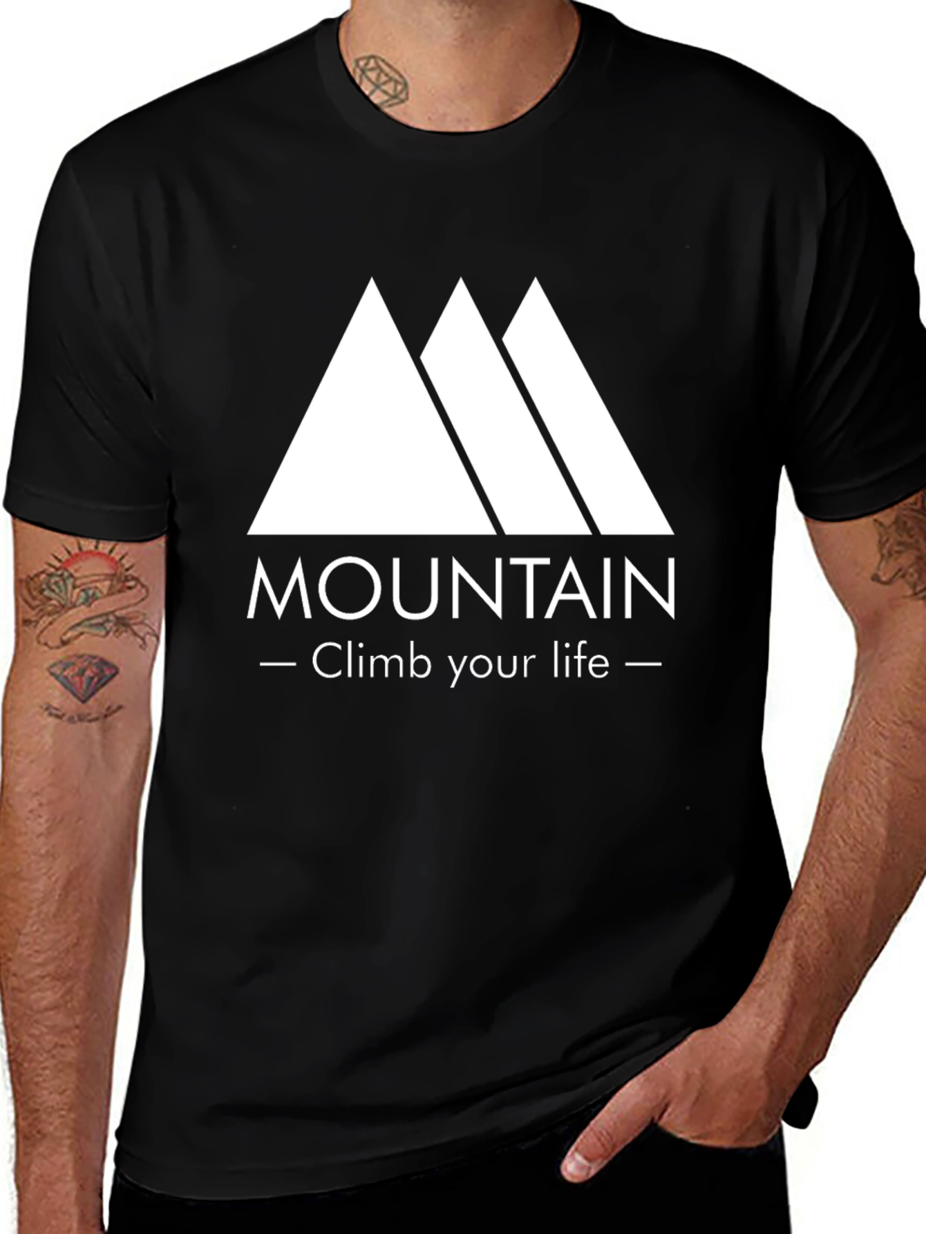 Variant 12 of Mountain Climb Your Life T-Shirt