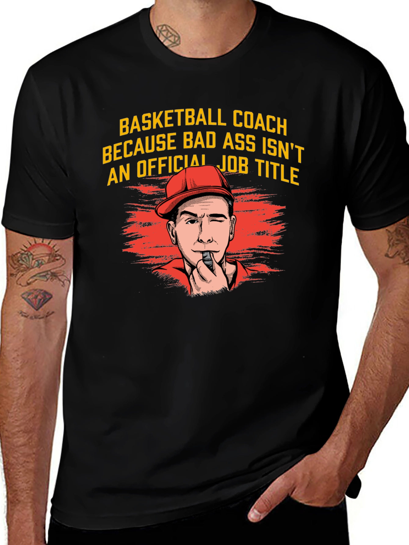 Variant 8 of Basketball Coach Badass T-Shirt