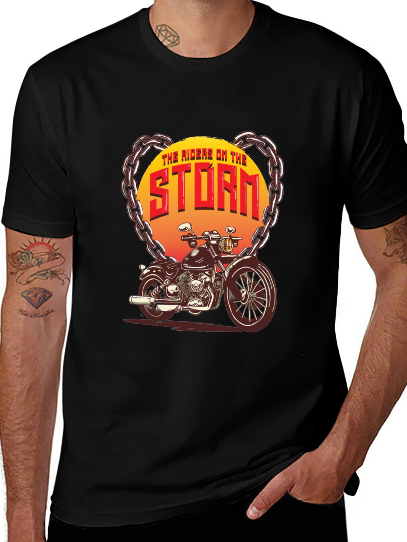 Variant 29 of The Riders on the Storm Motorcycle T-Shirt