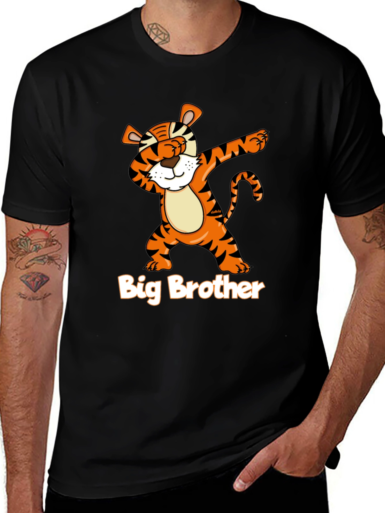 Variant 11 of Big Brother Tiger Dab Graphic T-Shirt