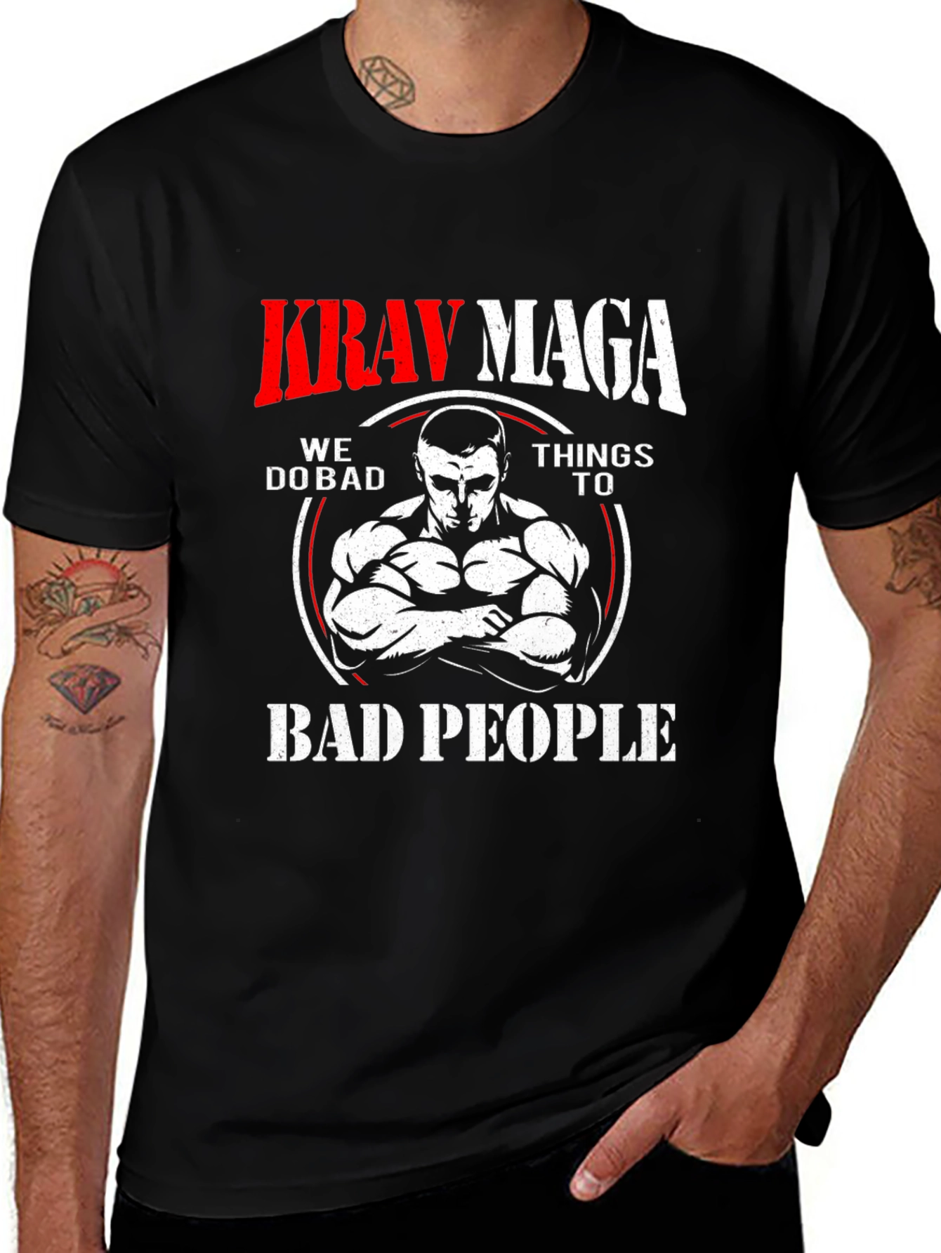 Variant 18 of Krav Maga - Bad People T-Shirt