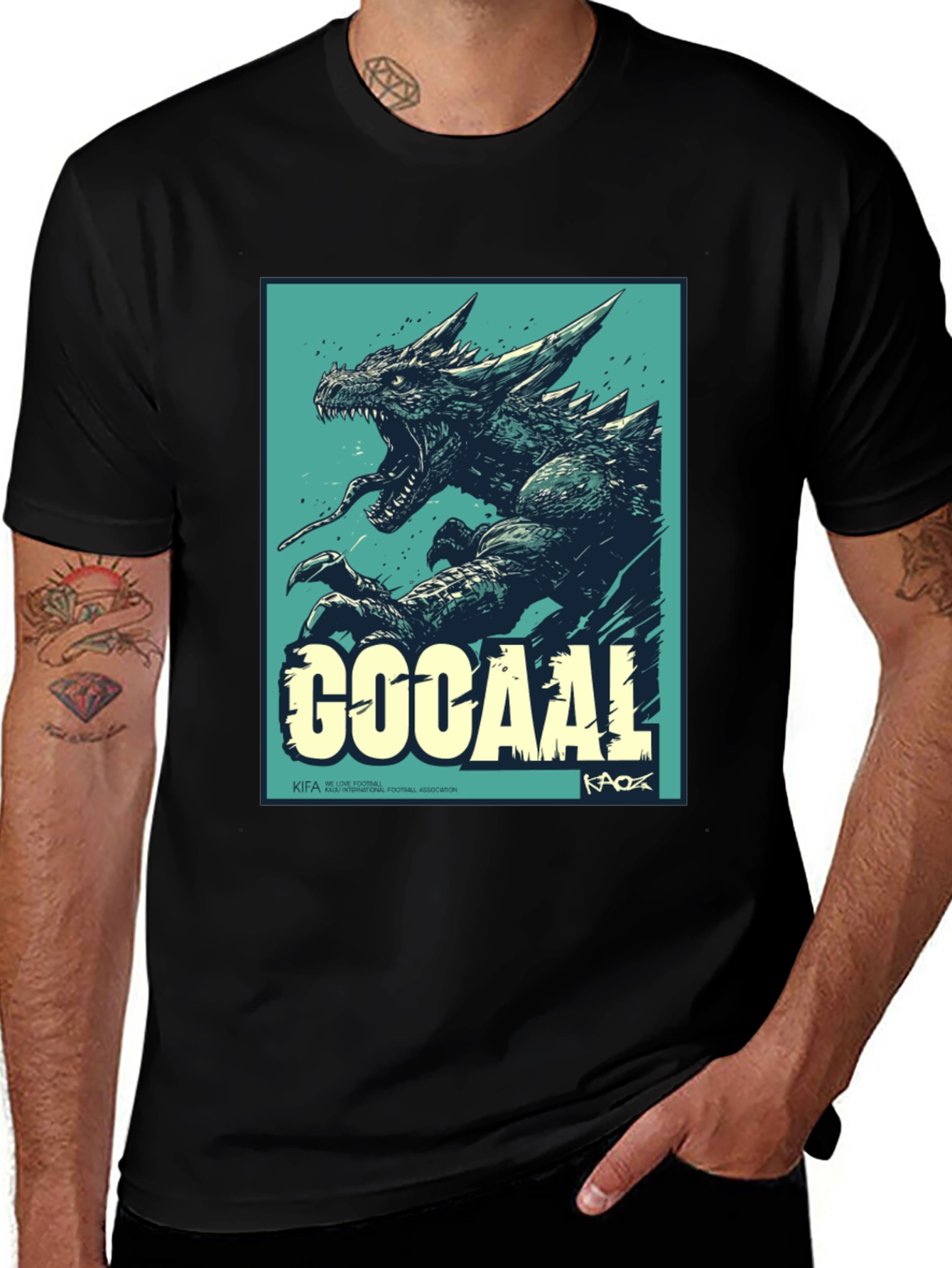 Variant 22 of Gooaal! Graphic Print Crew Neck T-Shirt