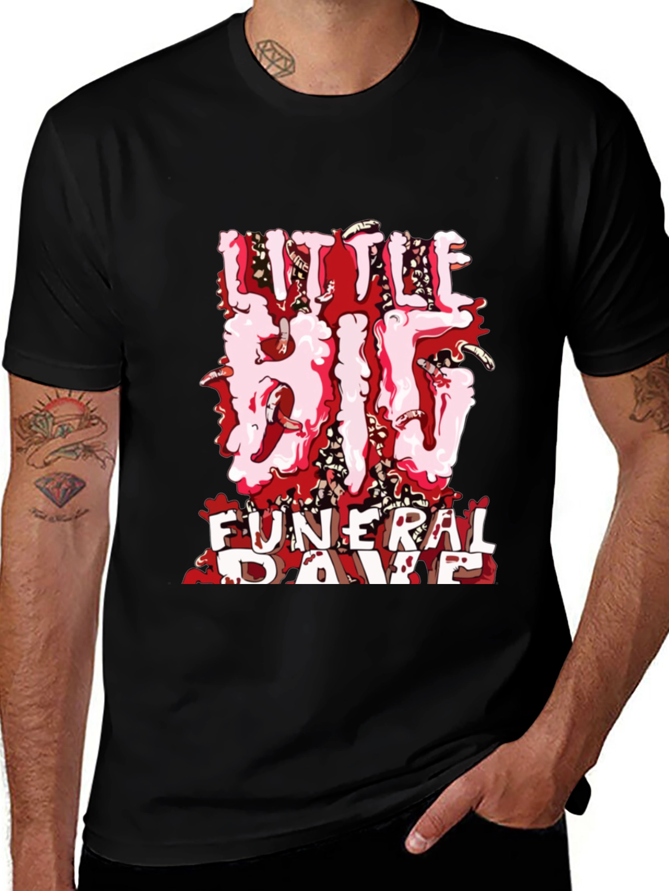 Variant 28 of Little Big Funeral Rave Graphic T-Shirt