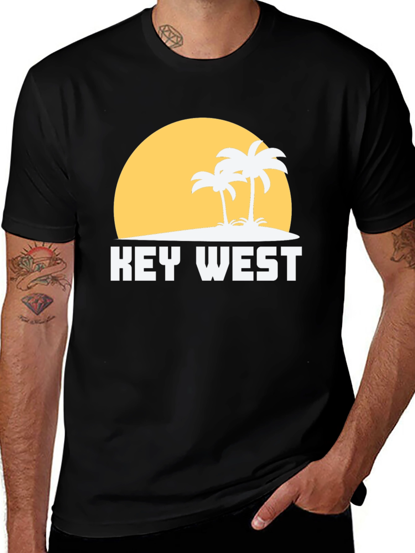 Key West Graphic Tee - Island Vibe Cotton T-Shirt