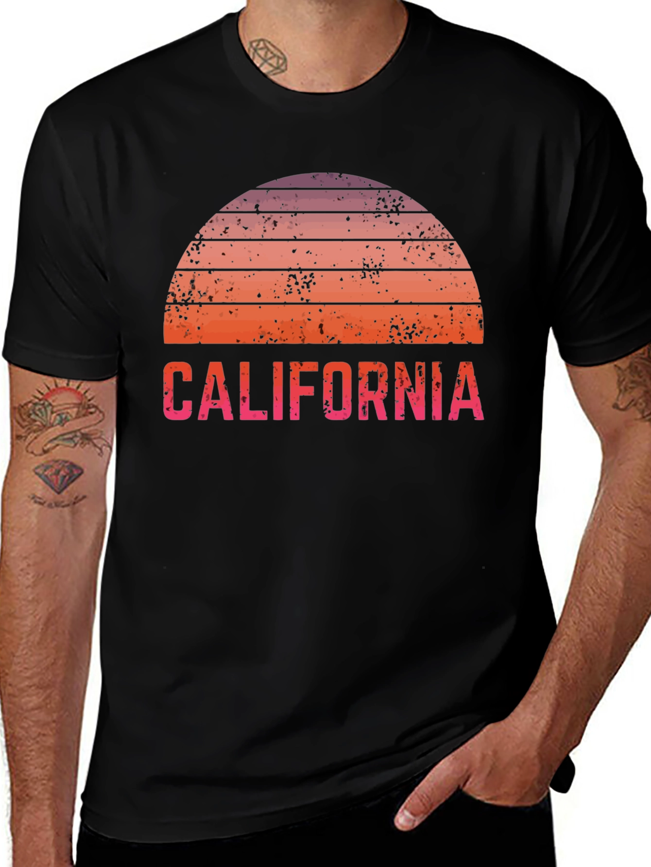 Variant 28 of California Sunset Graphic Tee