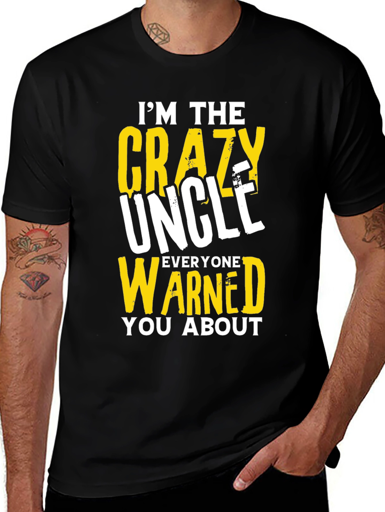 Variant 10 of Crazy Uncle T-Shirt - Funny Novelty Tee