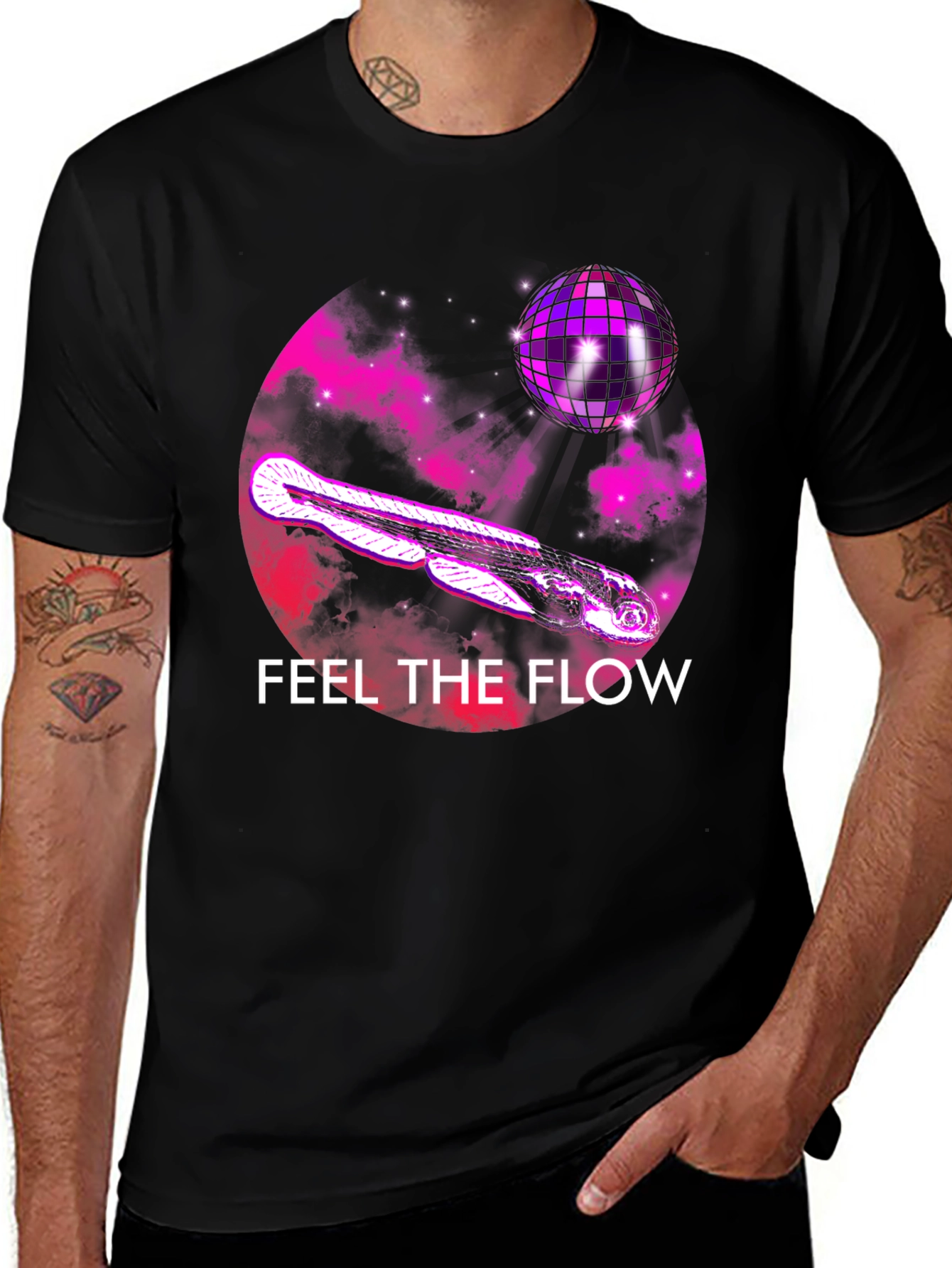 Variant 13 of Feel the Flow T-Shirt