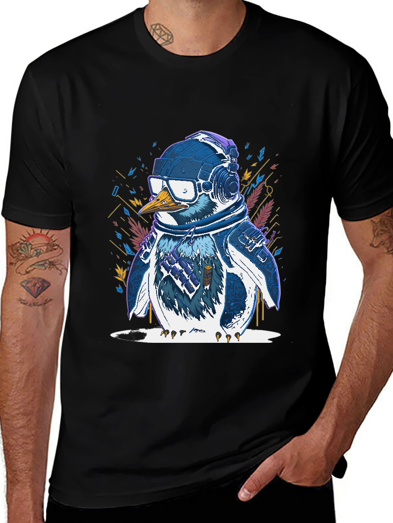 Variant 23 of Penguin DJ Graphic Tee - Cool & Trendy
