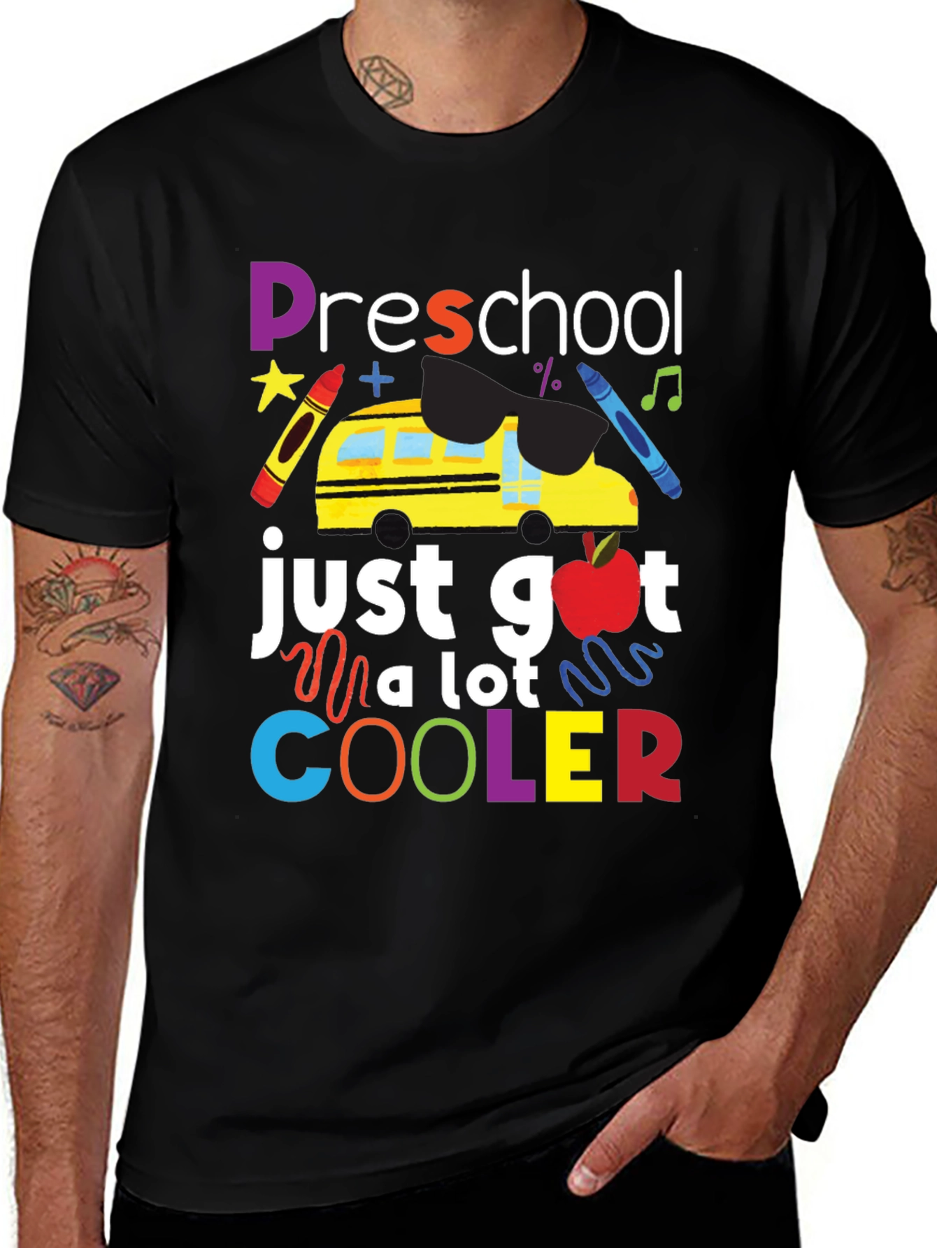 Variant 2 of Preschool Just Got A Lot Cooler T-Shirt