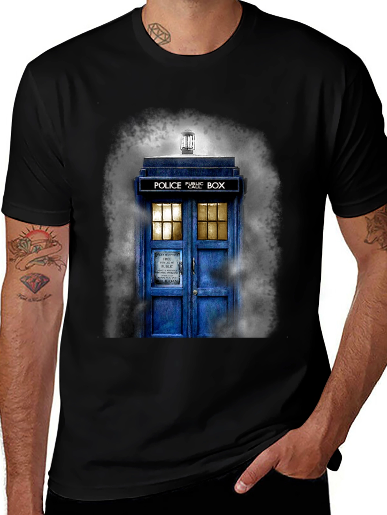 Dr. Who Tardis Graphic T-Shirt
