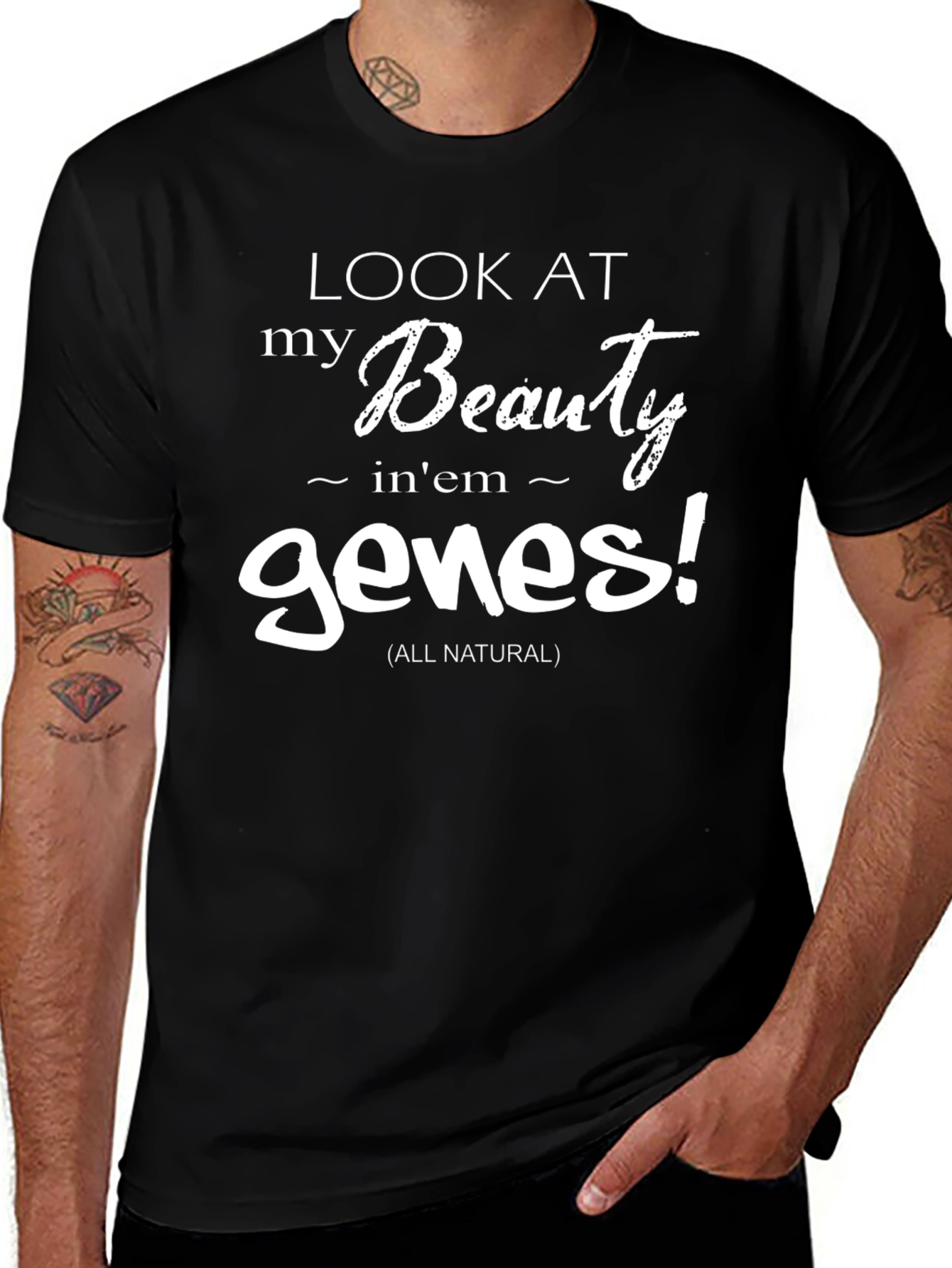 Variant 22 of Beauty in 'em Genes T-Shirt