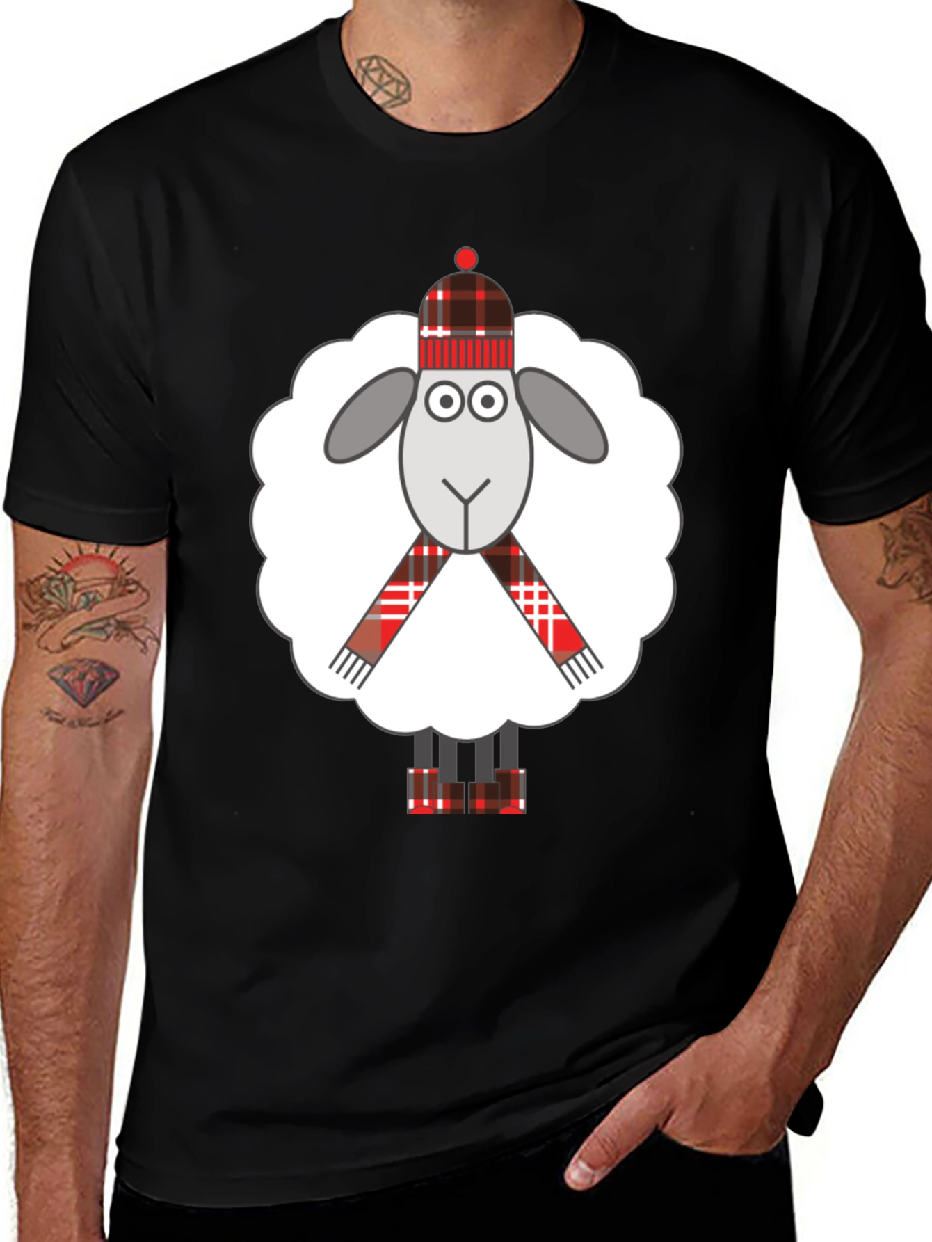 Variant 13 of Holiday Sheep T-Shirt