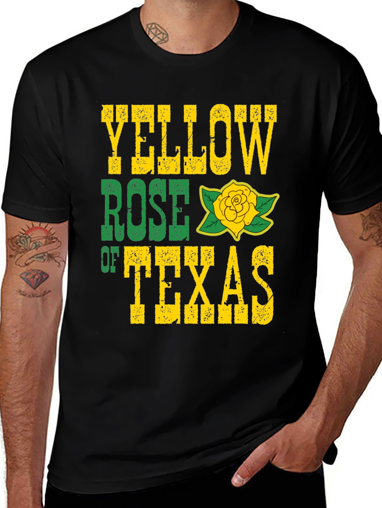 Variant 5 of Yellow Rose of Texas Graphic T-Shirt