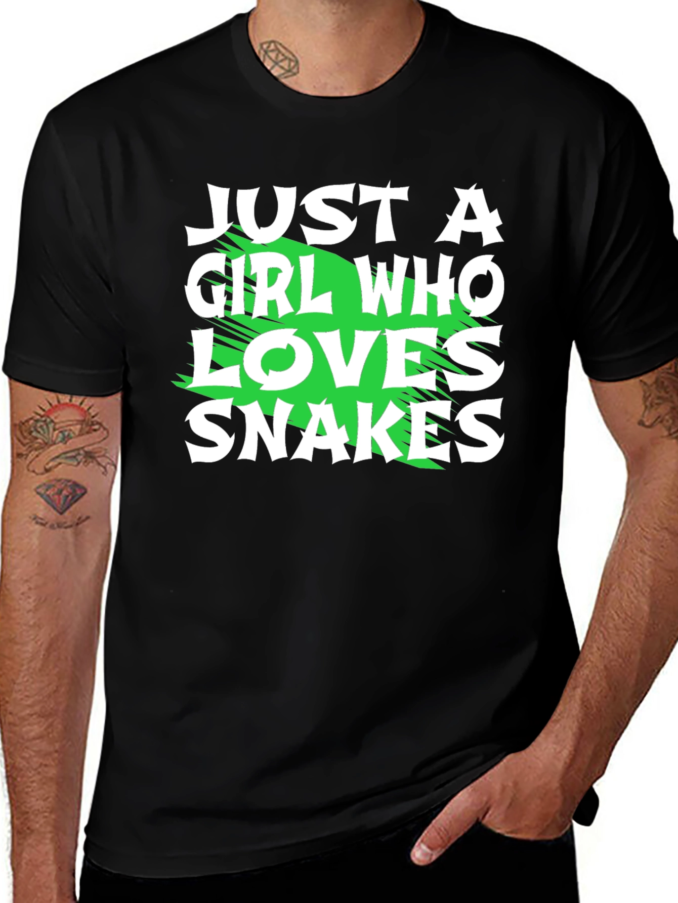 Variant 25 of Just A Girl Who Loves Snakes T-Shirt