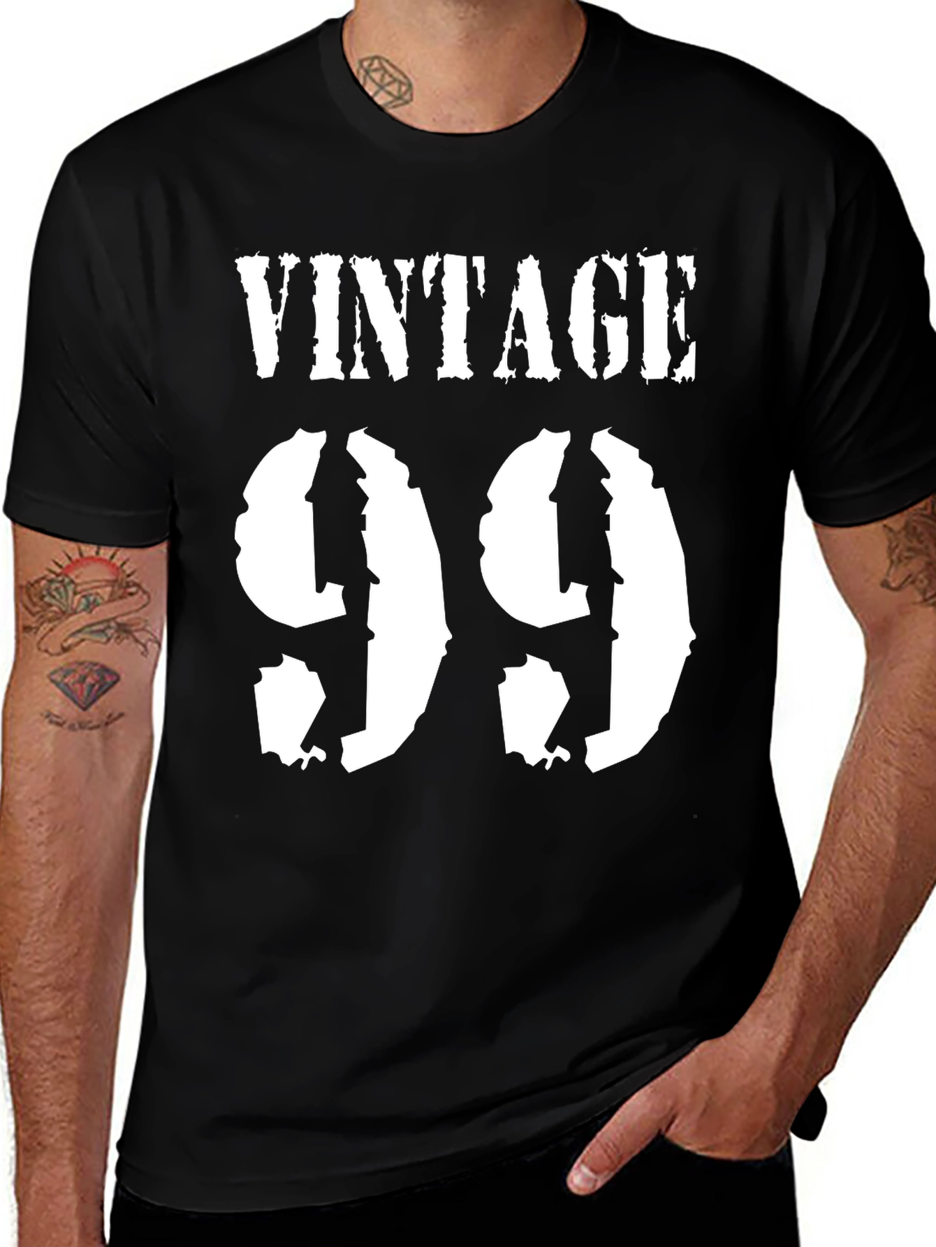 Vintage 99 T-Shirt - Classic Black Tee
