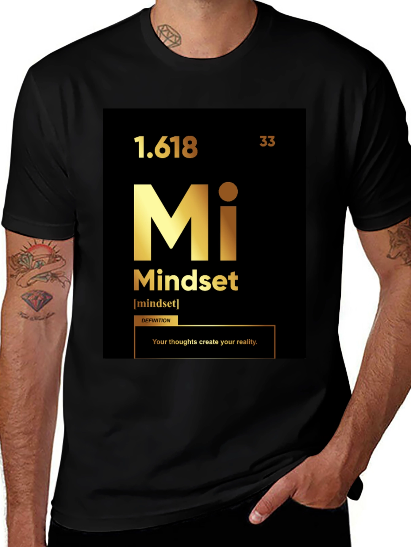 Mindset Element Graphic Tee - Black