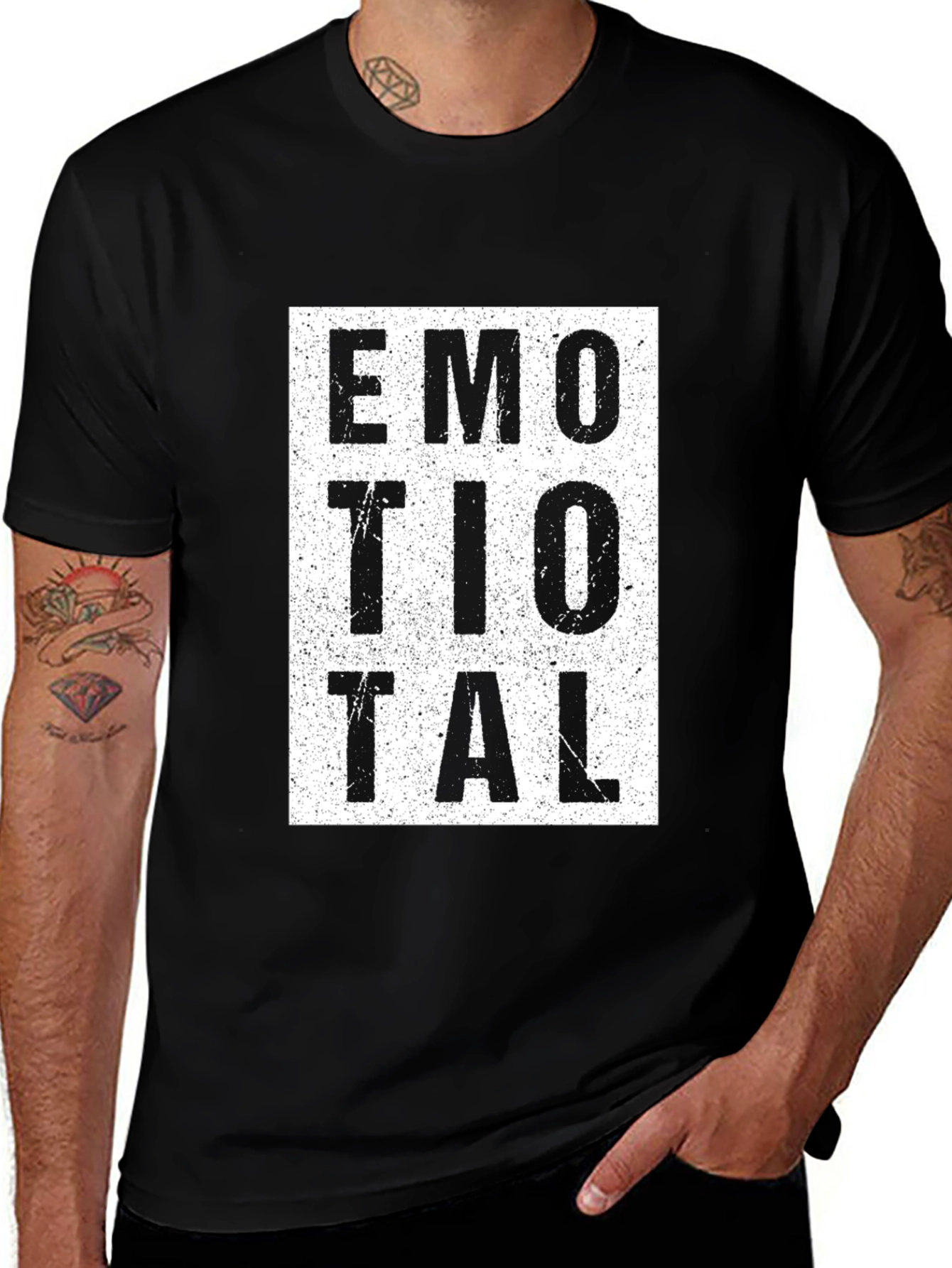 Variant 26 of Emotional Graphic Tee - Trendy Style