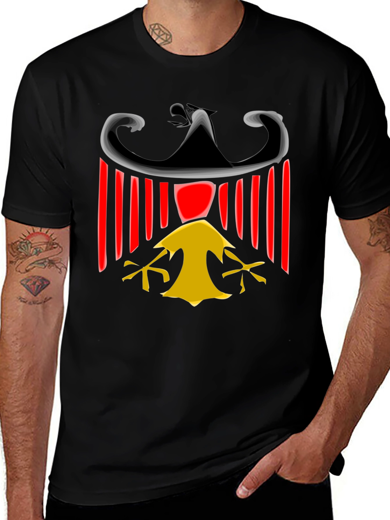 German Eagle Emblem Graphic T-Shirt