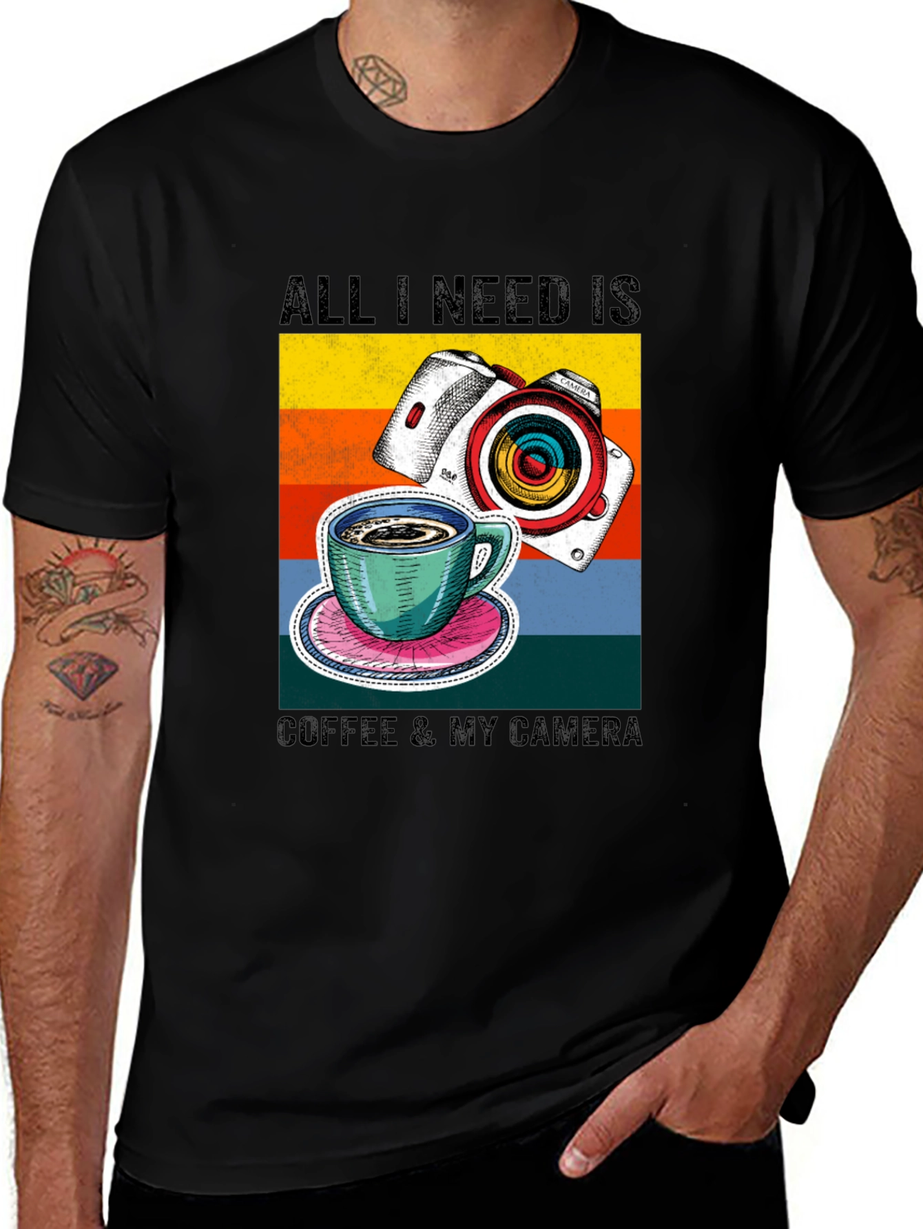 Variant 30 of Coffee & Camera Graphic Tee