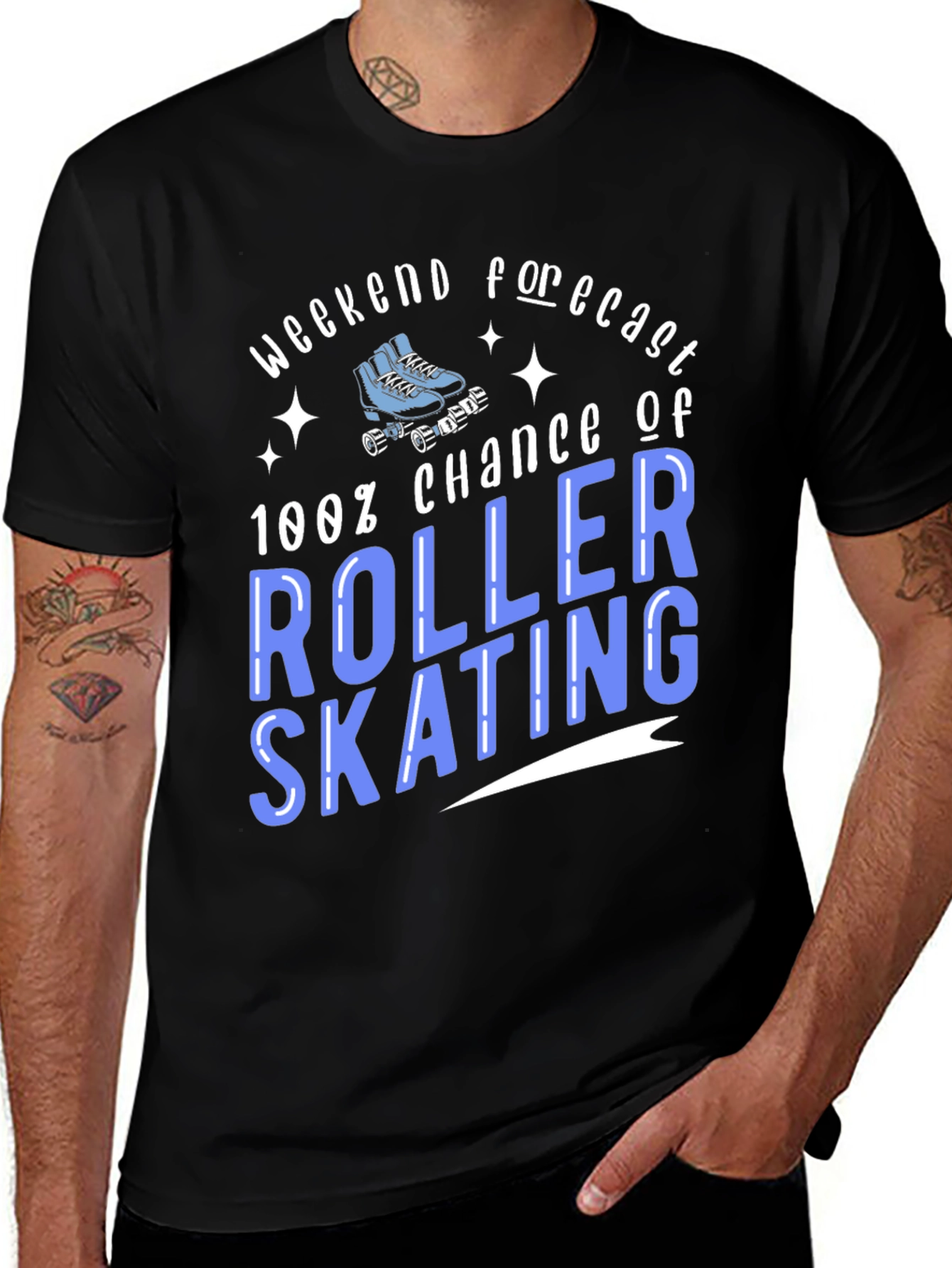 Roller Skating Weekend Forecast T-Shirt