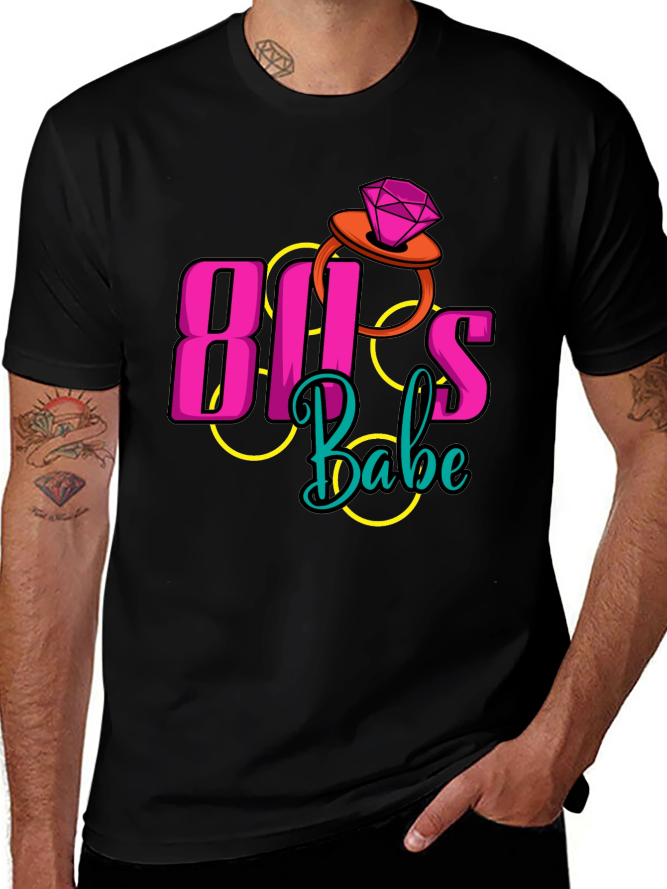 80's Babe Retro Style Graphic Tee