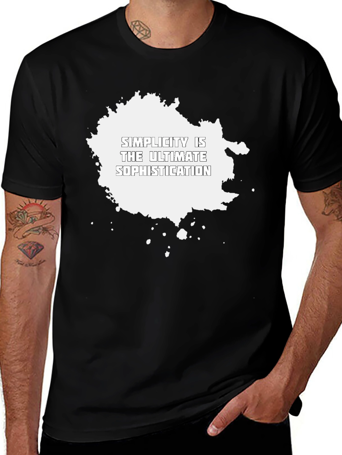 Variant 29 of Simplicity T-Shirt: Ultimate Sophistication Tee