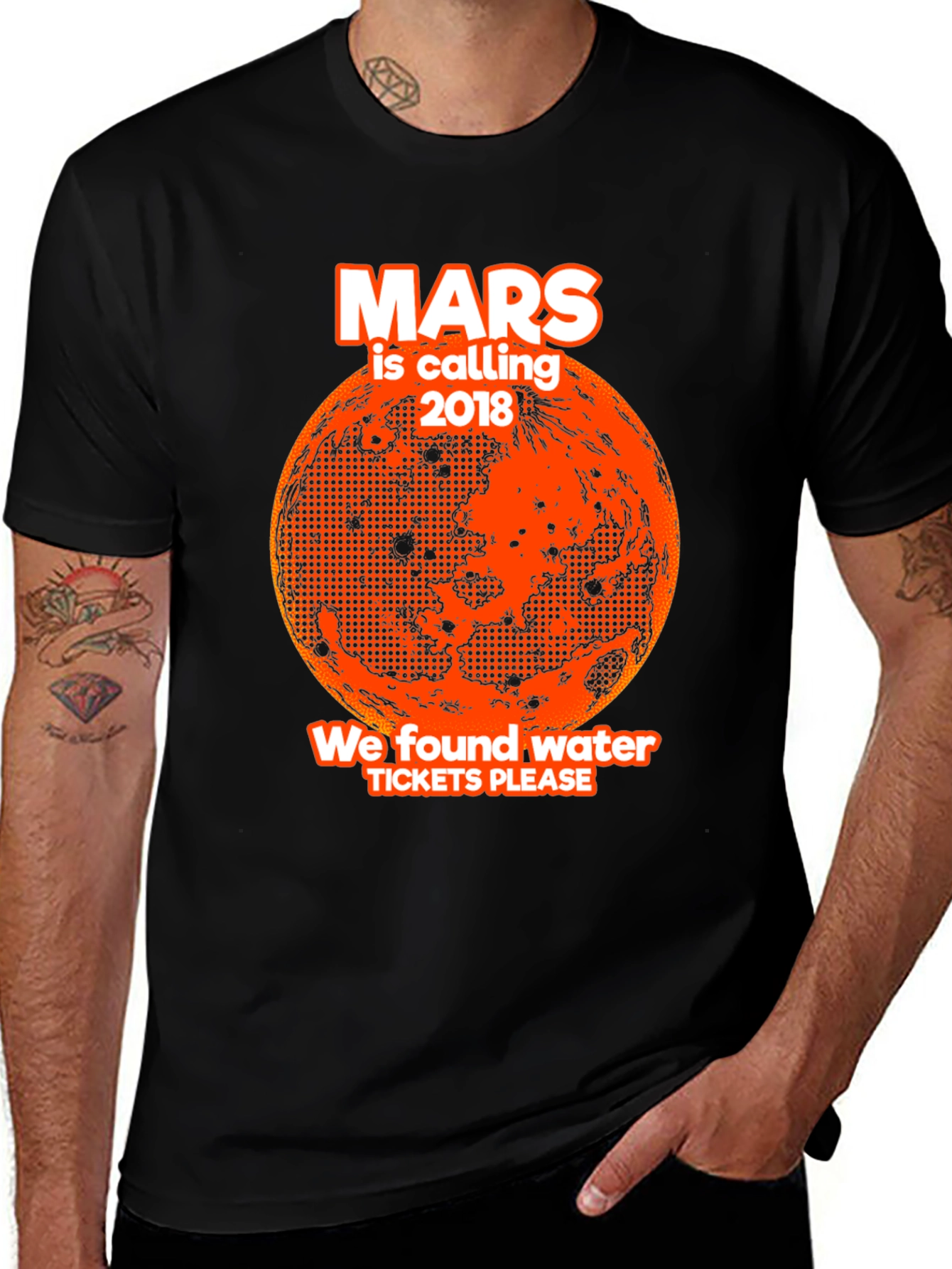 Variant 12 of Mars is Calling Graphic T-Shirt
