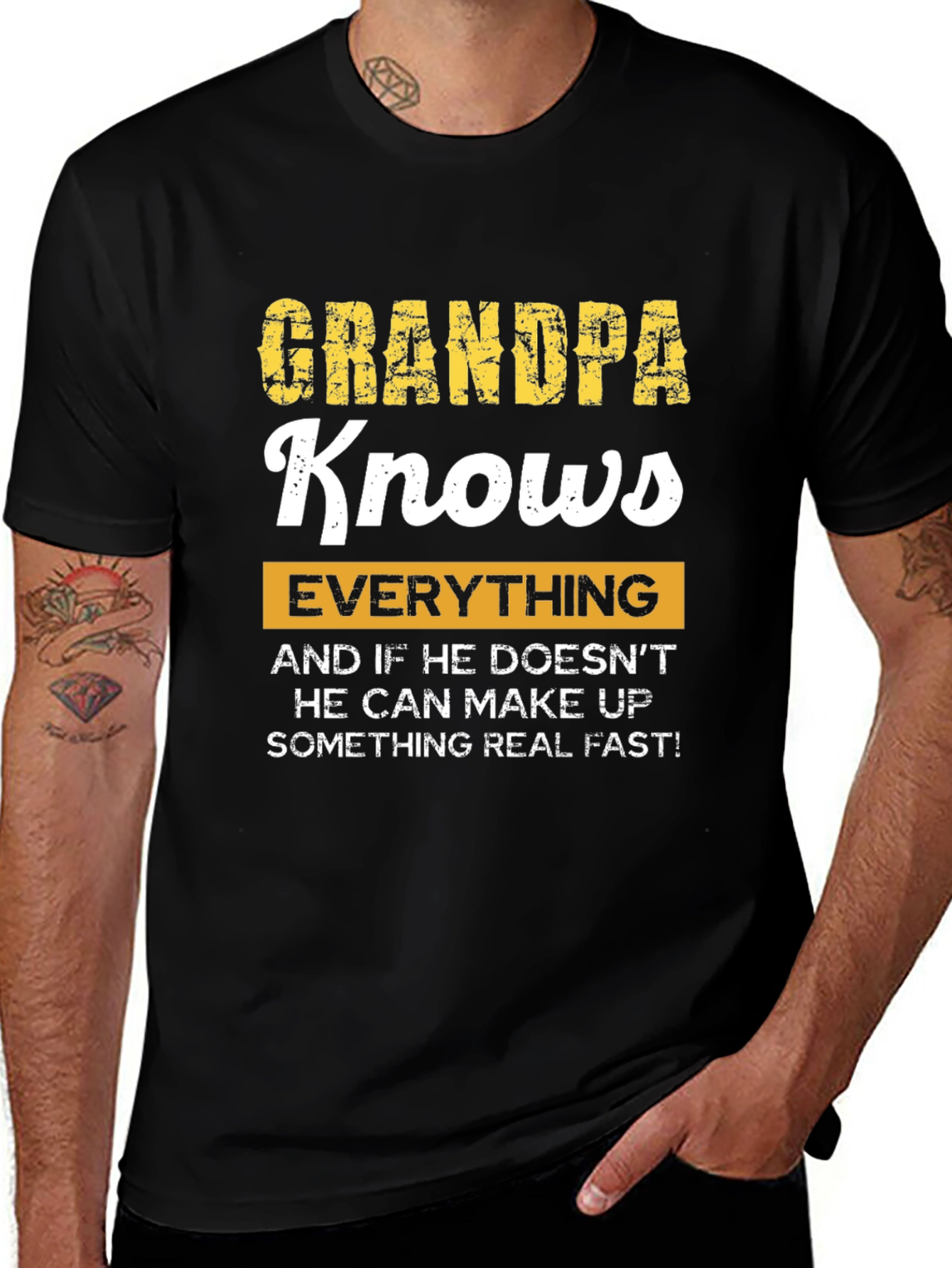 Variant 26 of Grandpa Knows T-Shirt