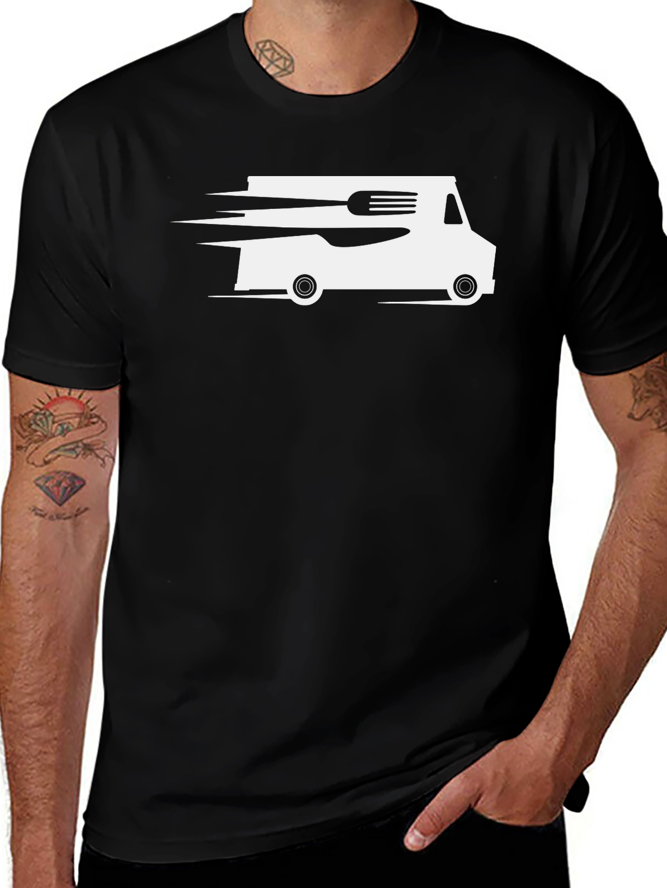 Variant 7 of Fast Food Truck T-Shirt