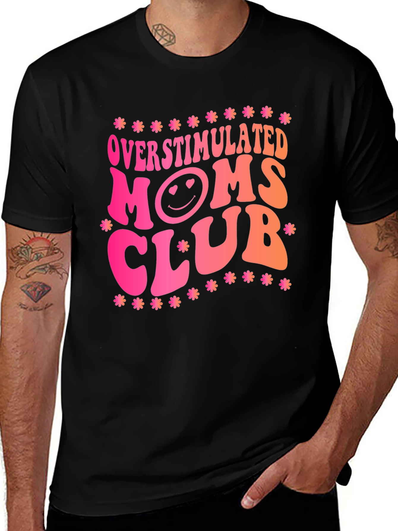 Variant 17 of Overstimulated Moms Club Tee