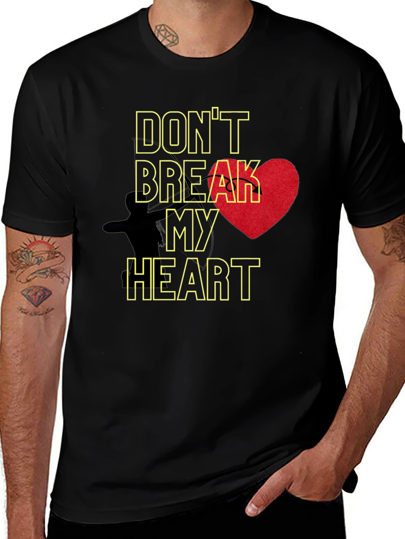 Variant 3 of Don't Break My Heart Graphic Print T-Shirt