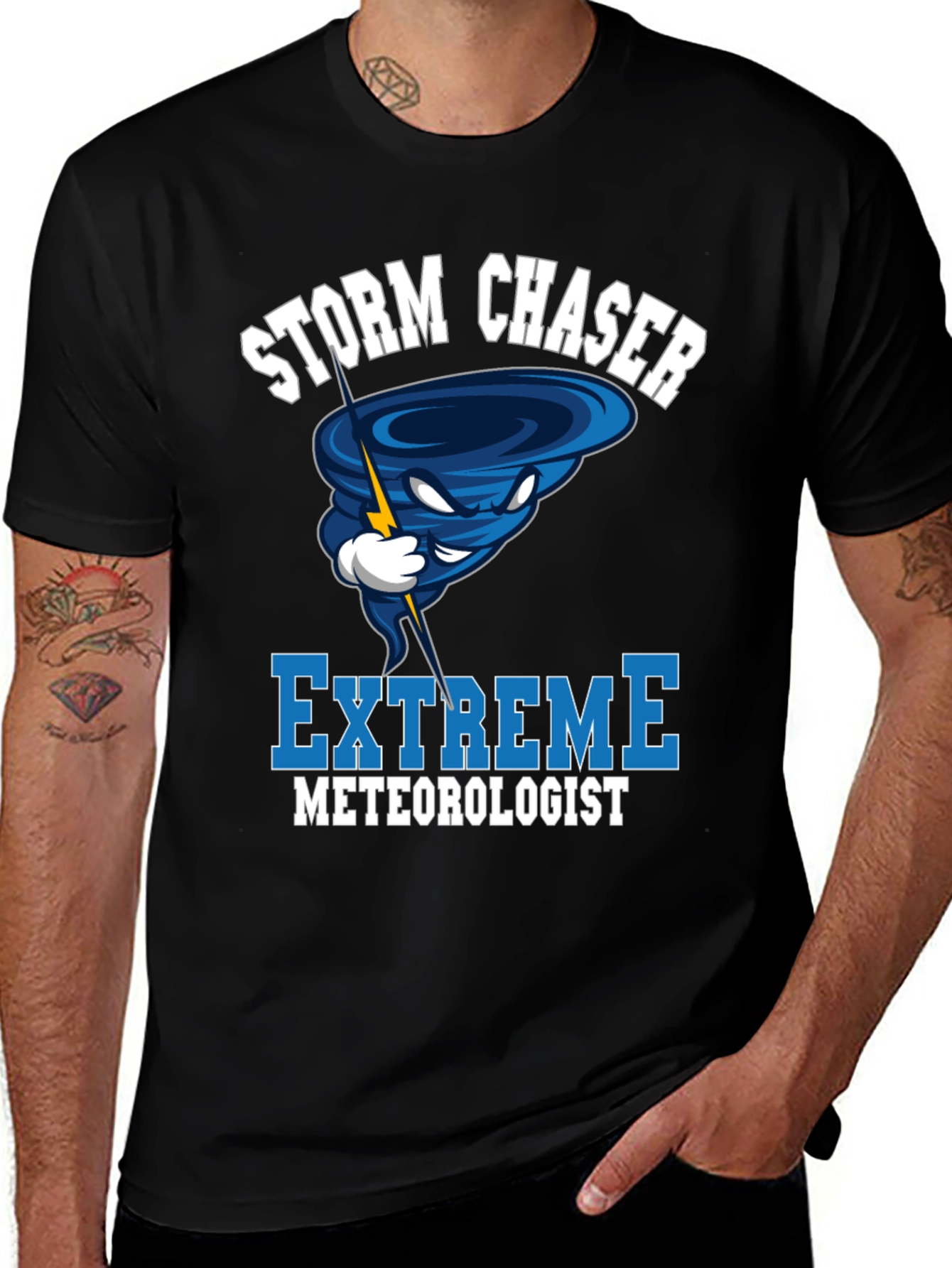 Variant 6 of Storm Chaser Extreme Meteorologist Graphic T-Shirt
