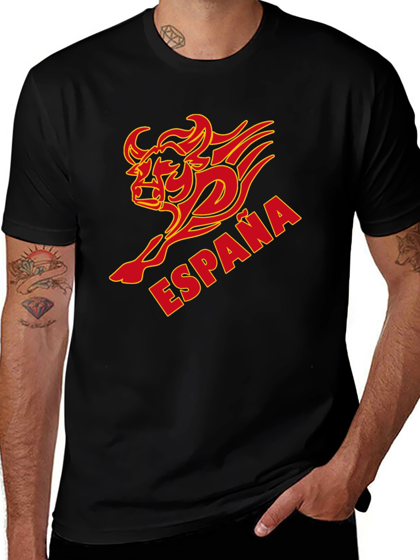 España Bull Graphic Tee - Bold Spanish Style