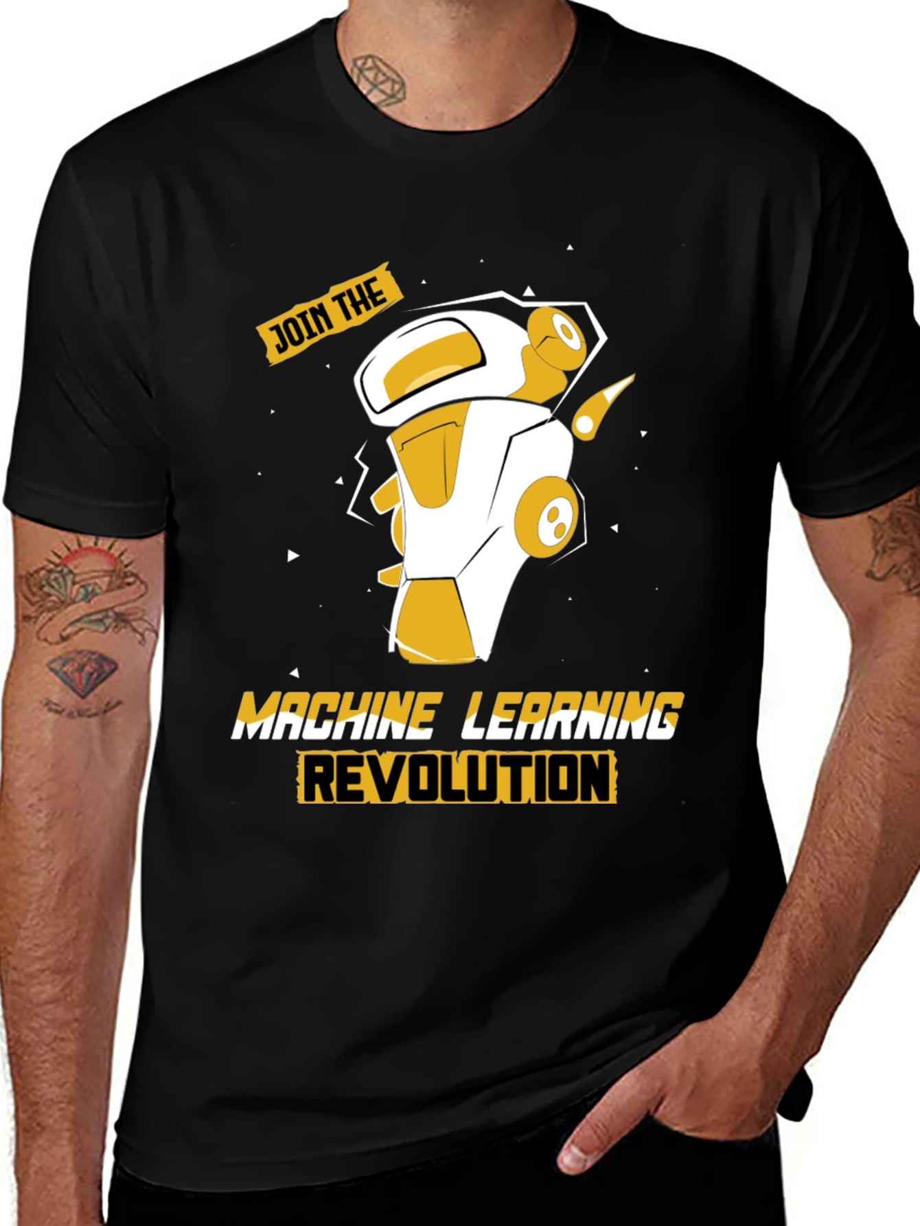 Machine Learning Revolution Robot T-Shirt