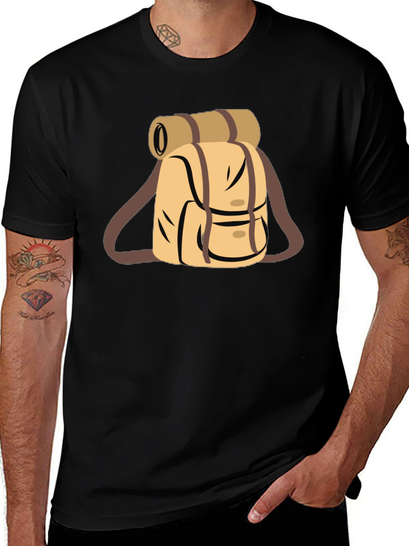 Variant 25 of Hiking Backpack Graphic Tee - Adventure Ready