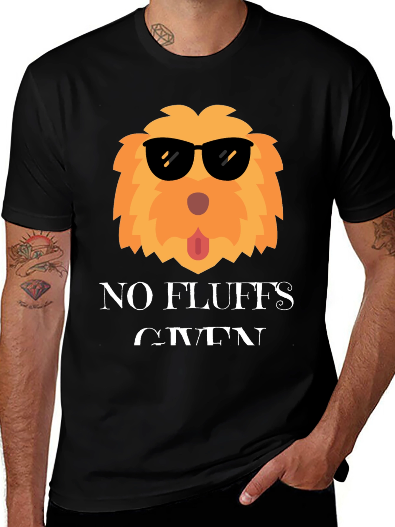 Variant 26 of No Fluffs Given T-Shirt, Funny Dog Tee