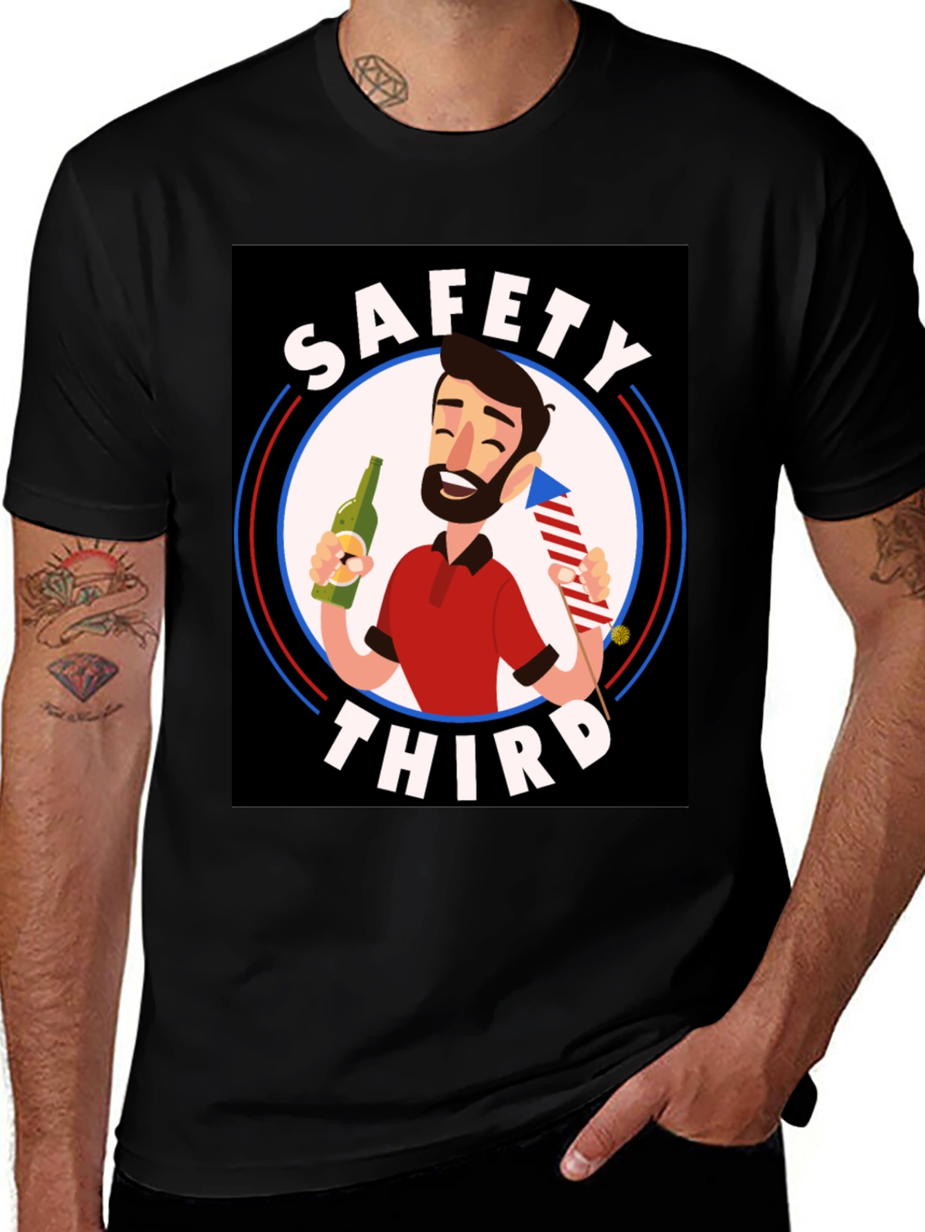 Variant 15 of Safety Third T-Shirt: Party Time!