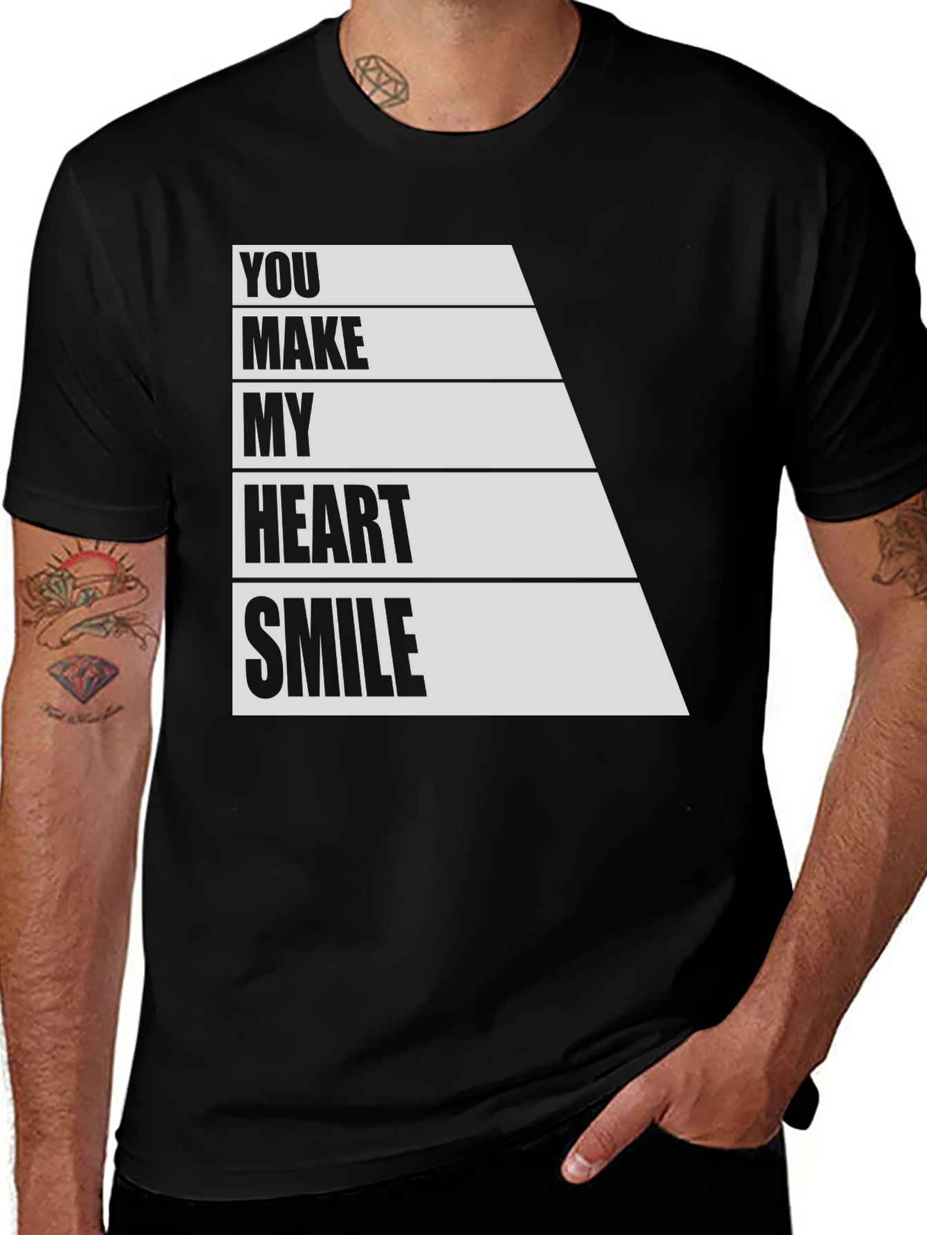 Variant 4 of You Make My Heart Smile Graphic T-Shirt