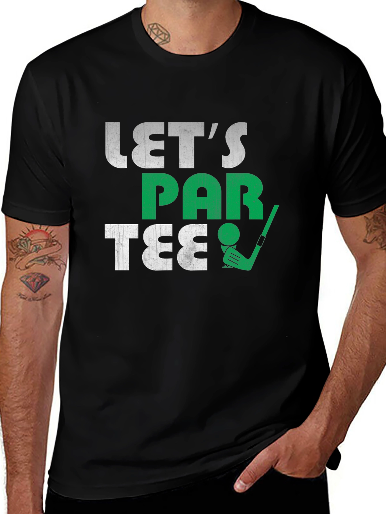 Let's Par Tee Men's Graphic T-Shirt - Golf Lover Tee