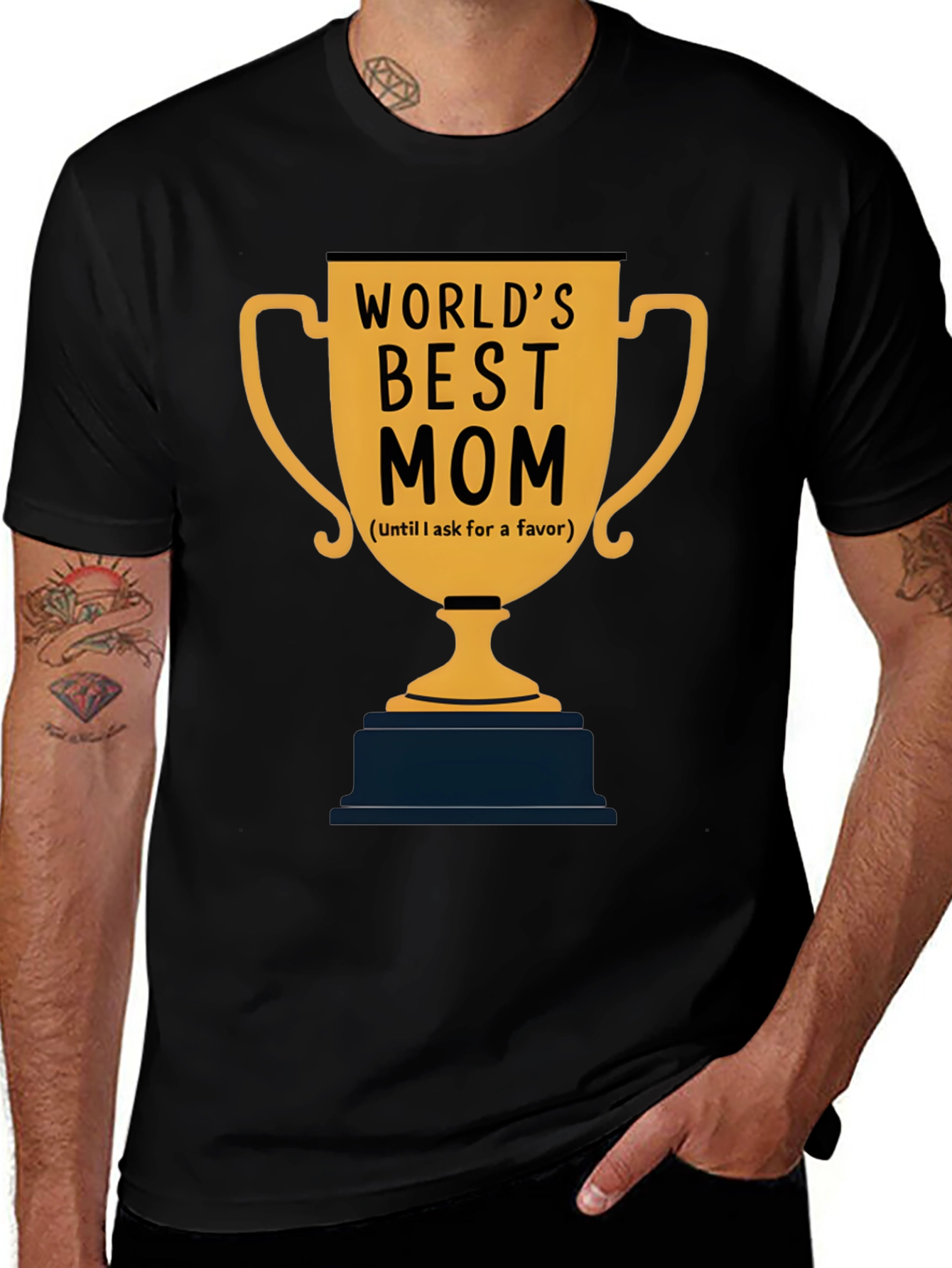 Variant 2 of World's Best Mom T-Shirt - Funny Gift for Mother's Day