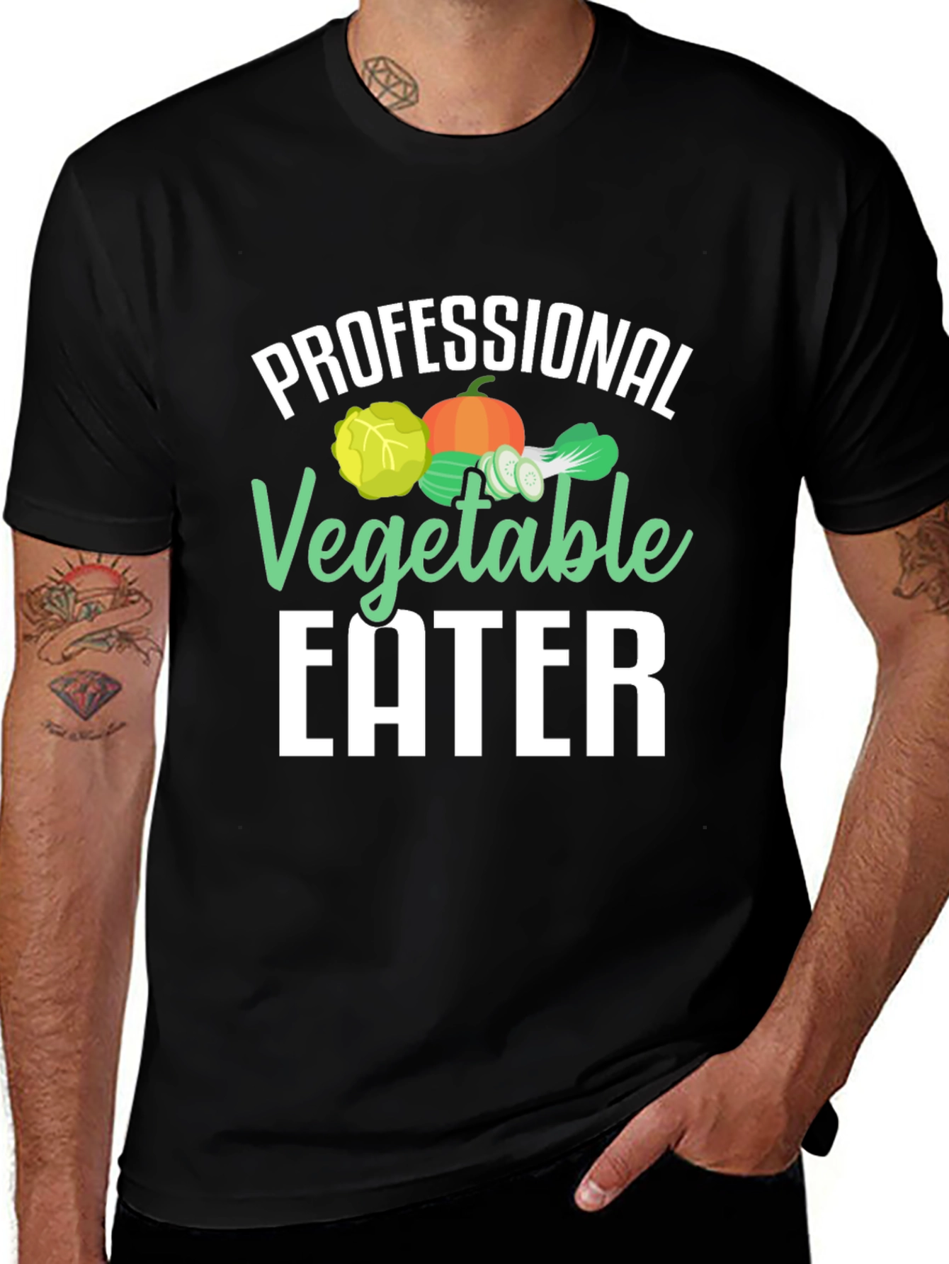 Variant 4 of Professional Vegetable Eater Graphic T-Shirt