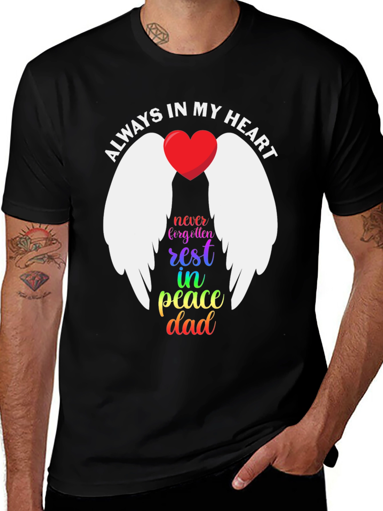 Always In My Heart Memorial T-Shirt