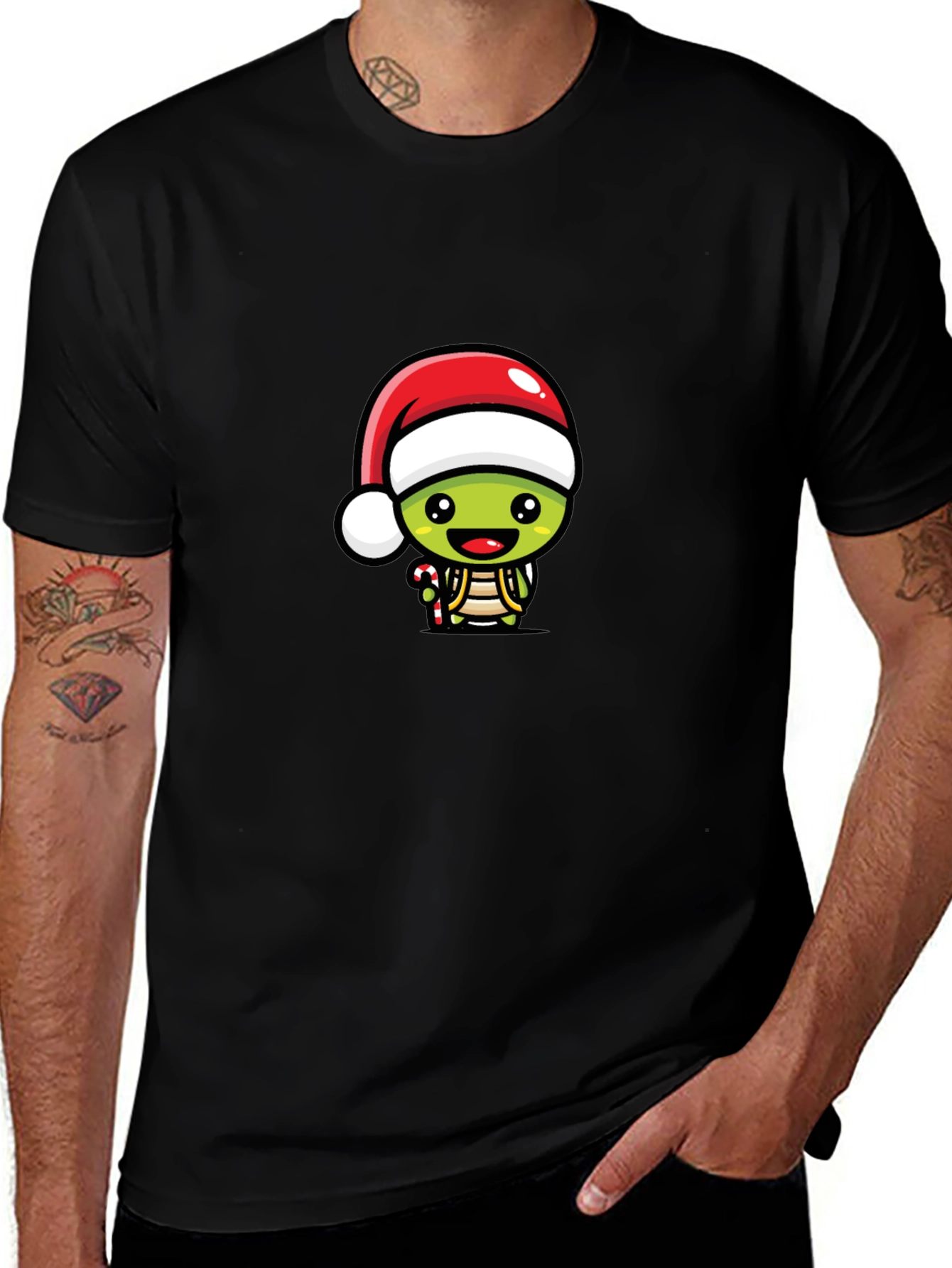 Variant 2 of Cute Christmas Turtle T-Shirt