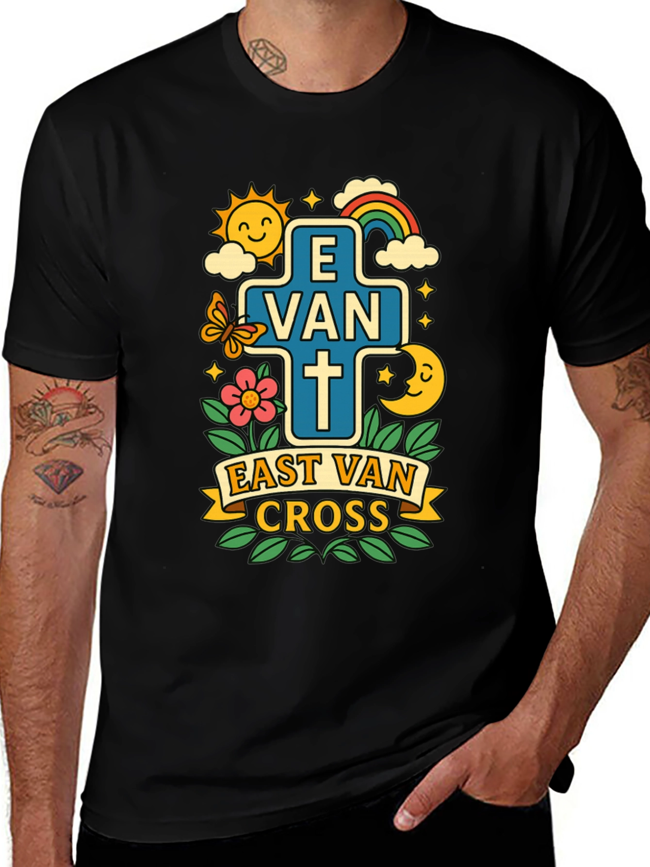 Variant 8 of East Van Cross Graphic T-Shirt