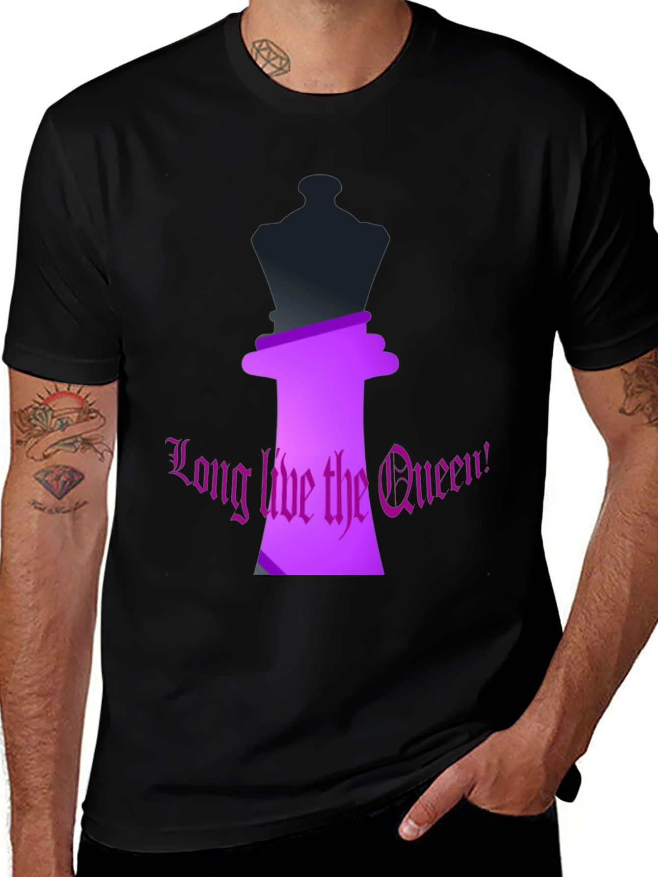 Variant 18 of Long Live the Queen Chess Piece T-Shirt