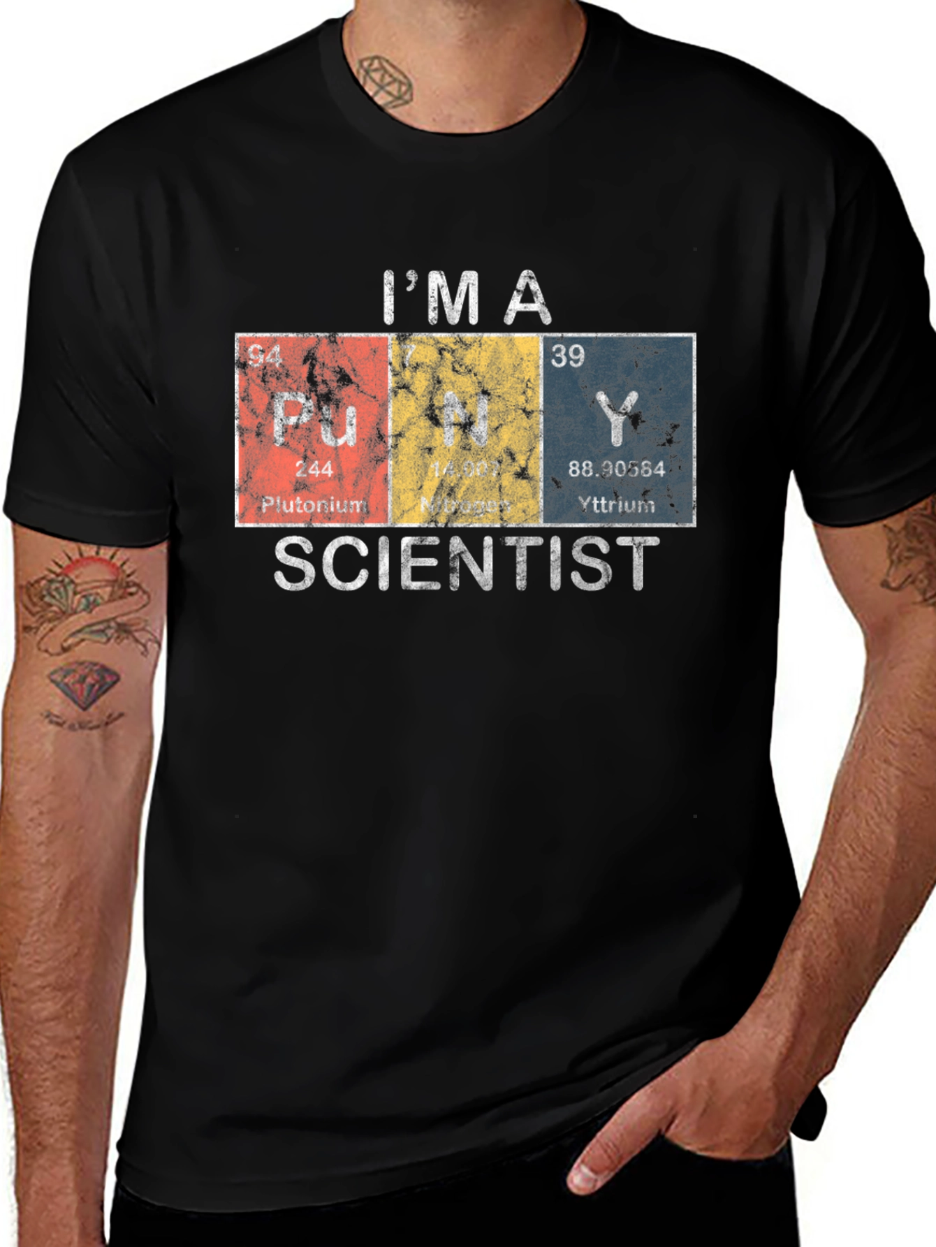 I'm A Scientist T-Shirt - Periodic Table Elements