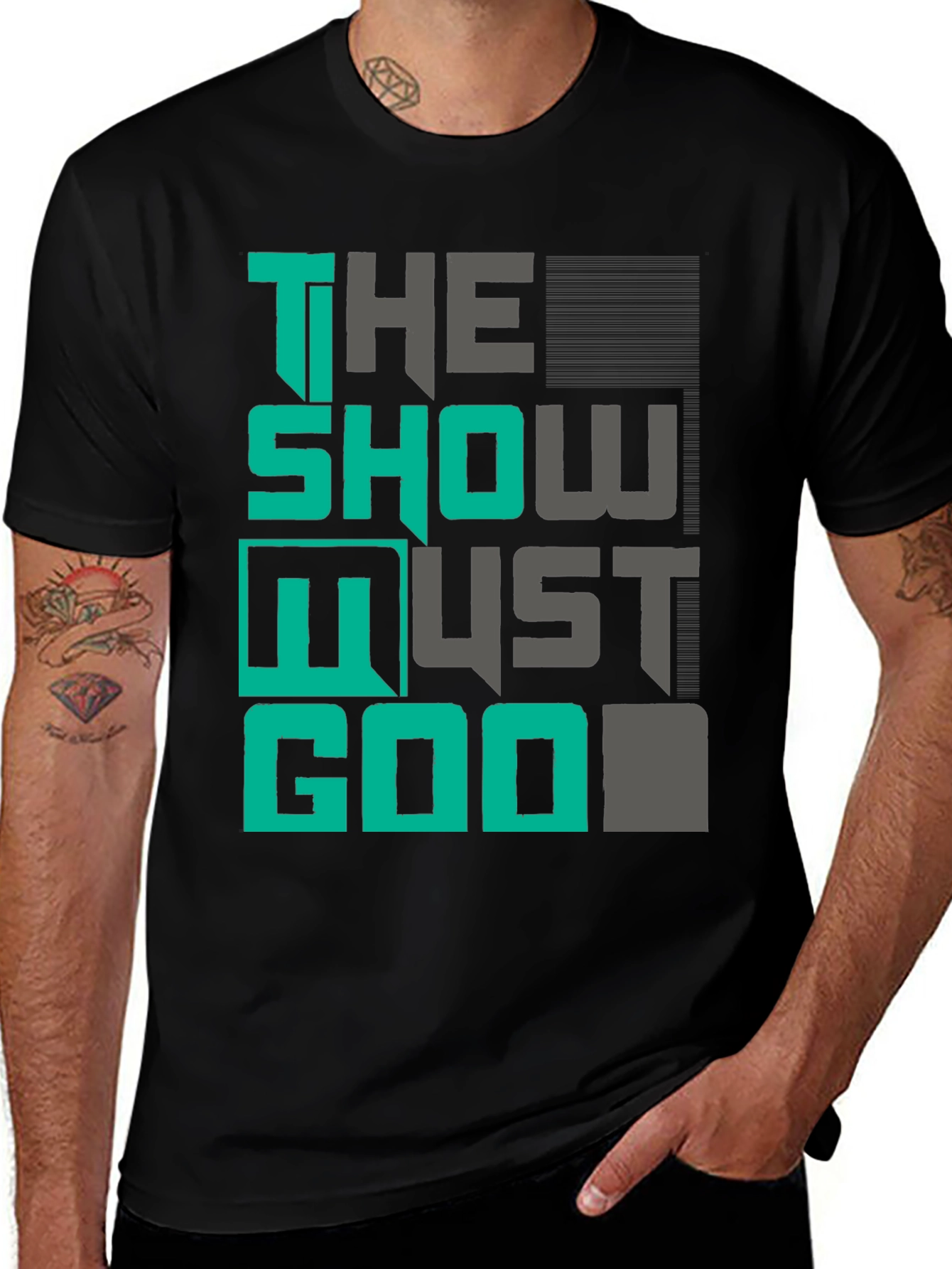 The Show Must Go On Graphic Tee