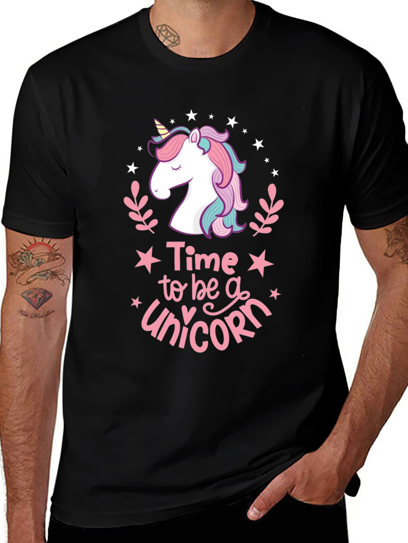 Variant 25 of Time to be a Unicorn Graphic T-Shirt